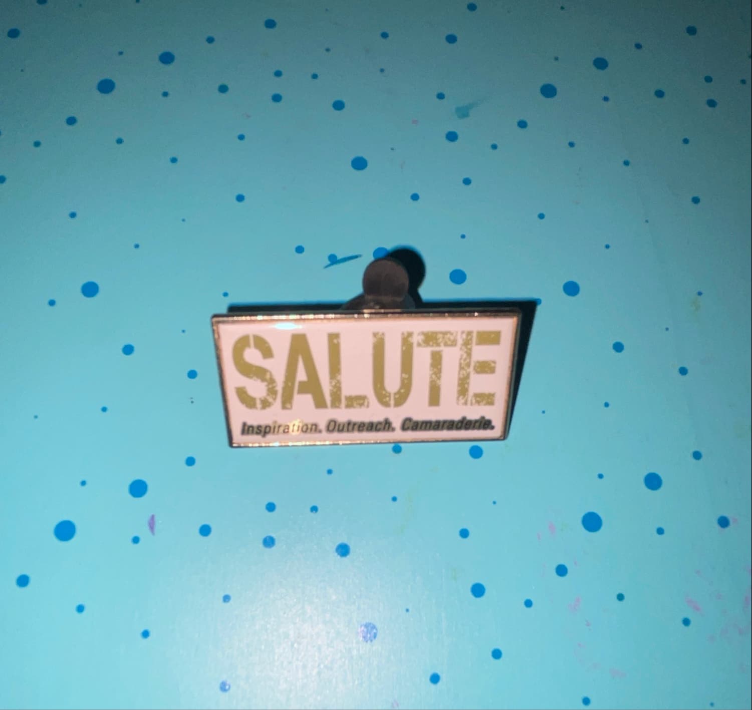 SALUTE — Inspiration. Outreach. Camaraderie. front