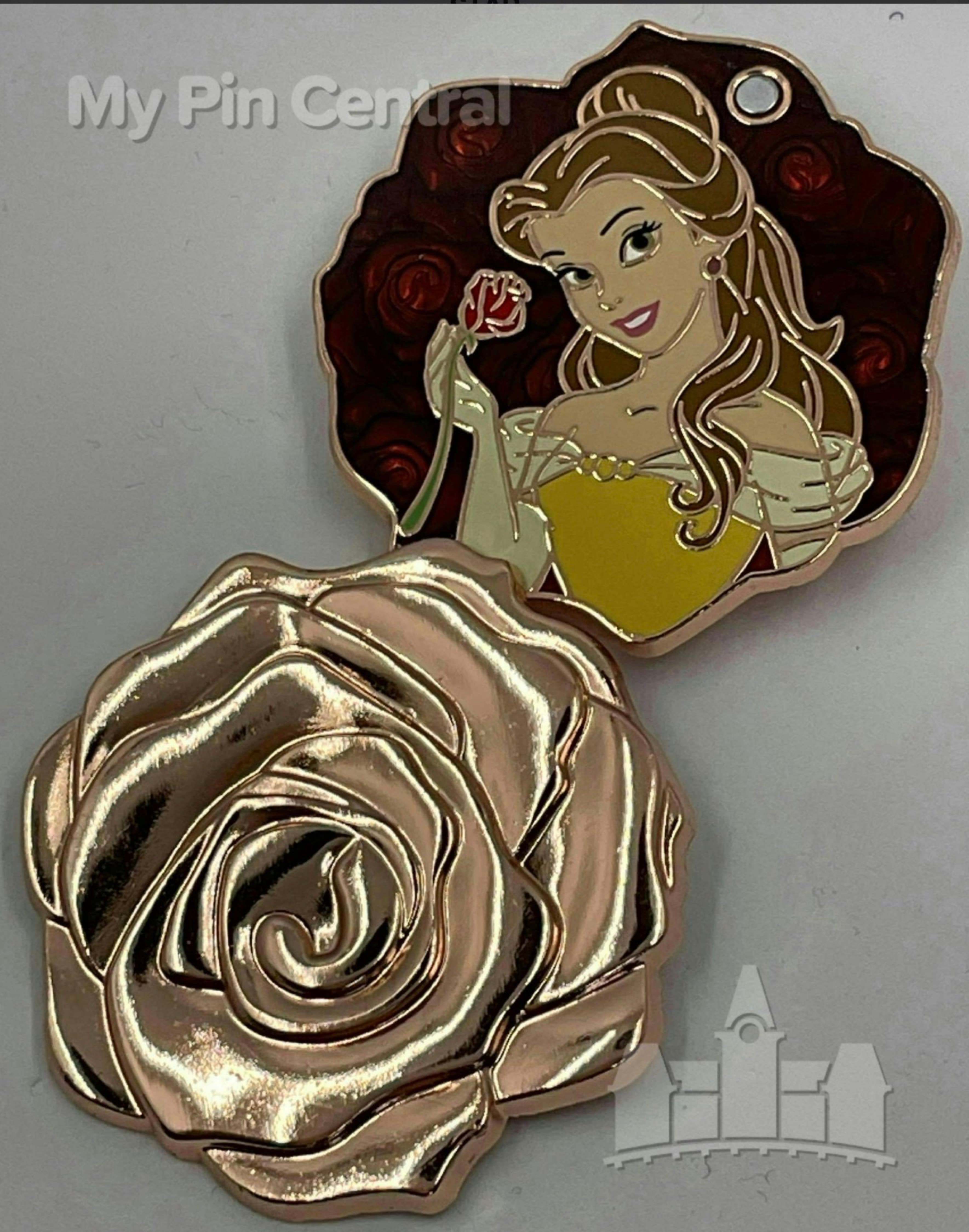 Belle Beautiful Florals Princess Pin front