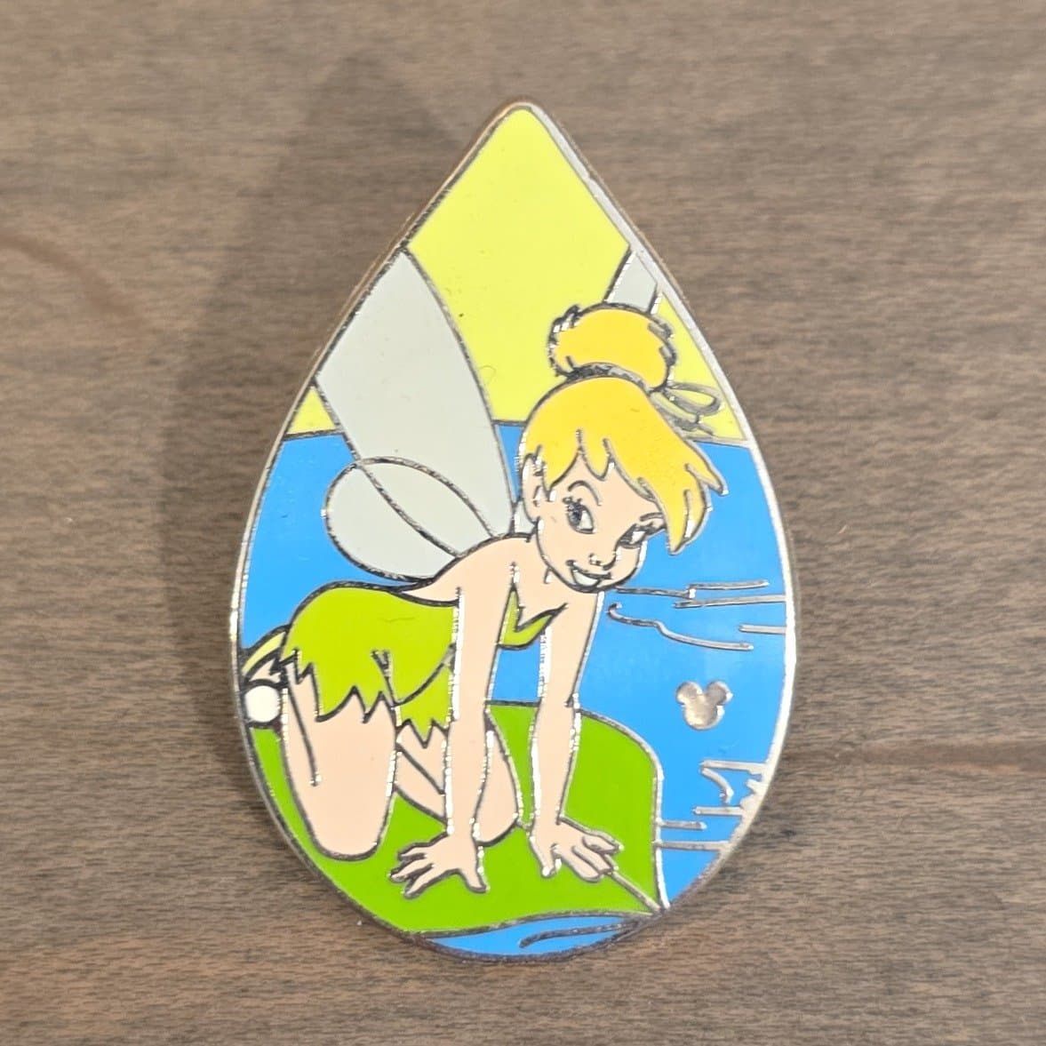 Tinker Bell Nature Kneeling on Leaf front