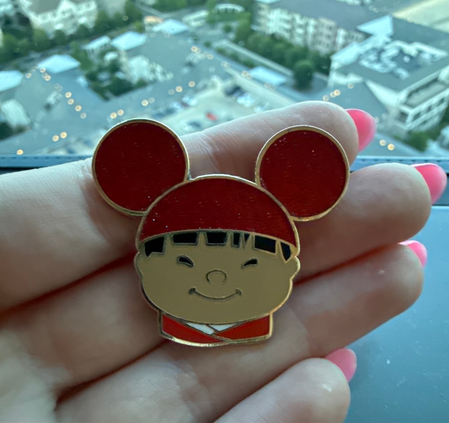 It's a Small World Boy with Red Ears front