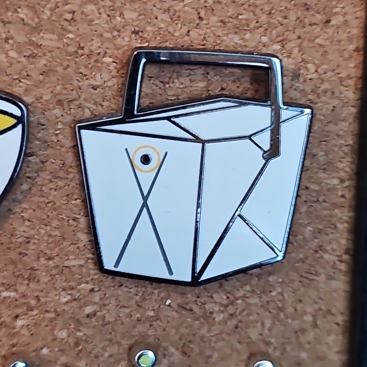 Harryhausen's Restaurant Pin Set - Monsters, Inc. - Takeout Box Pin front