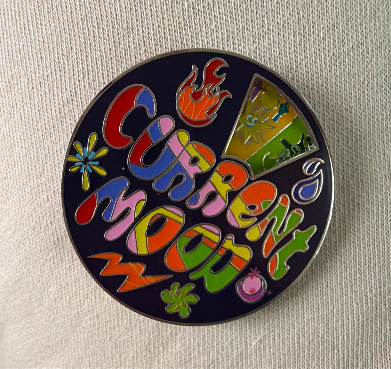 Inside Out Current Mood Wheel Pin front