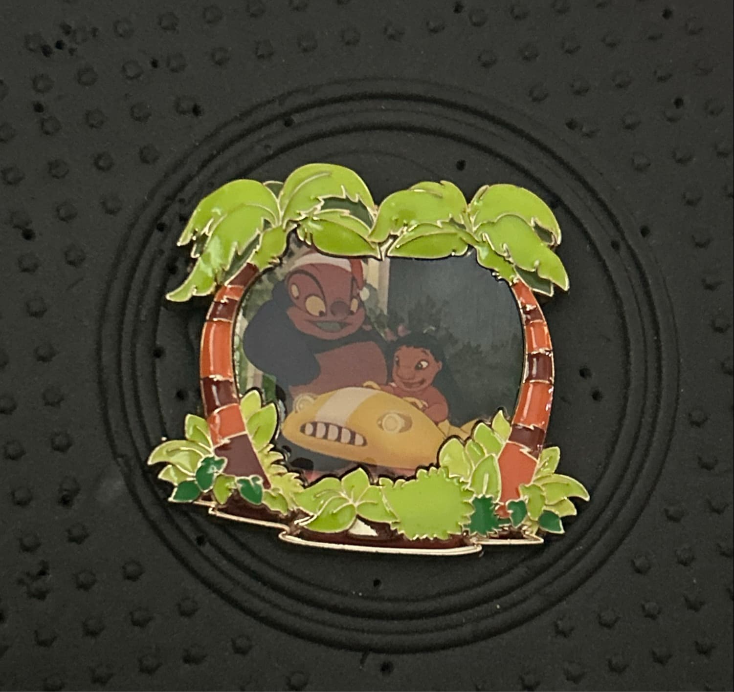 Lilo & Stitch in Car - Palm Trees Frame front