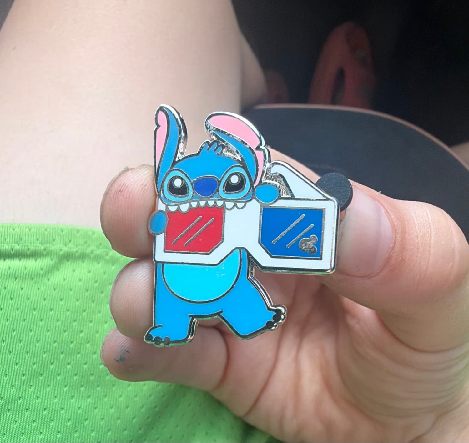 Stitch with 3D Glasses front