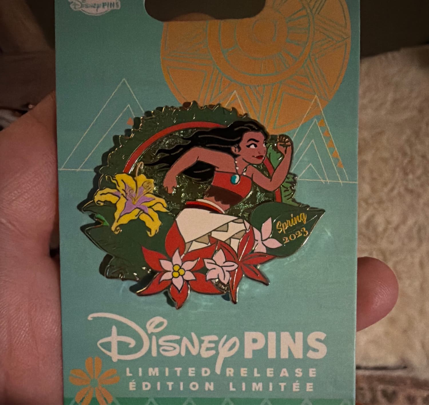 Moana Spring 2023 Limited Release Pin front