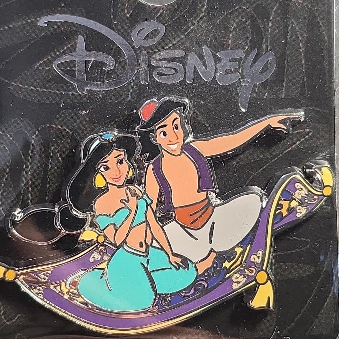 Aladdin and Jasmine on a Magic Carpet front