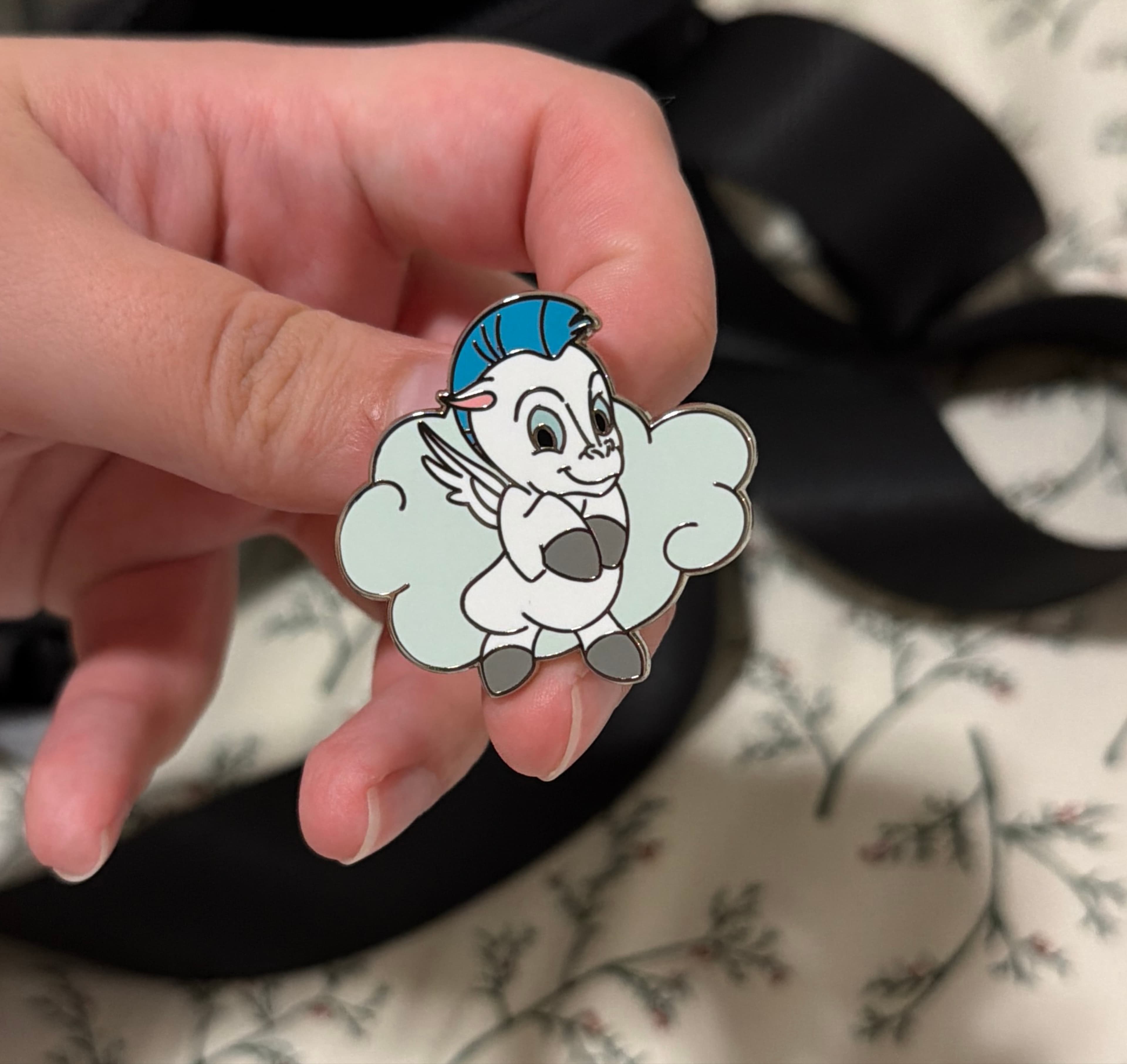 Baby Pegasus Standing on a Cloud front