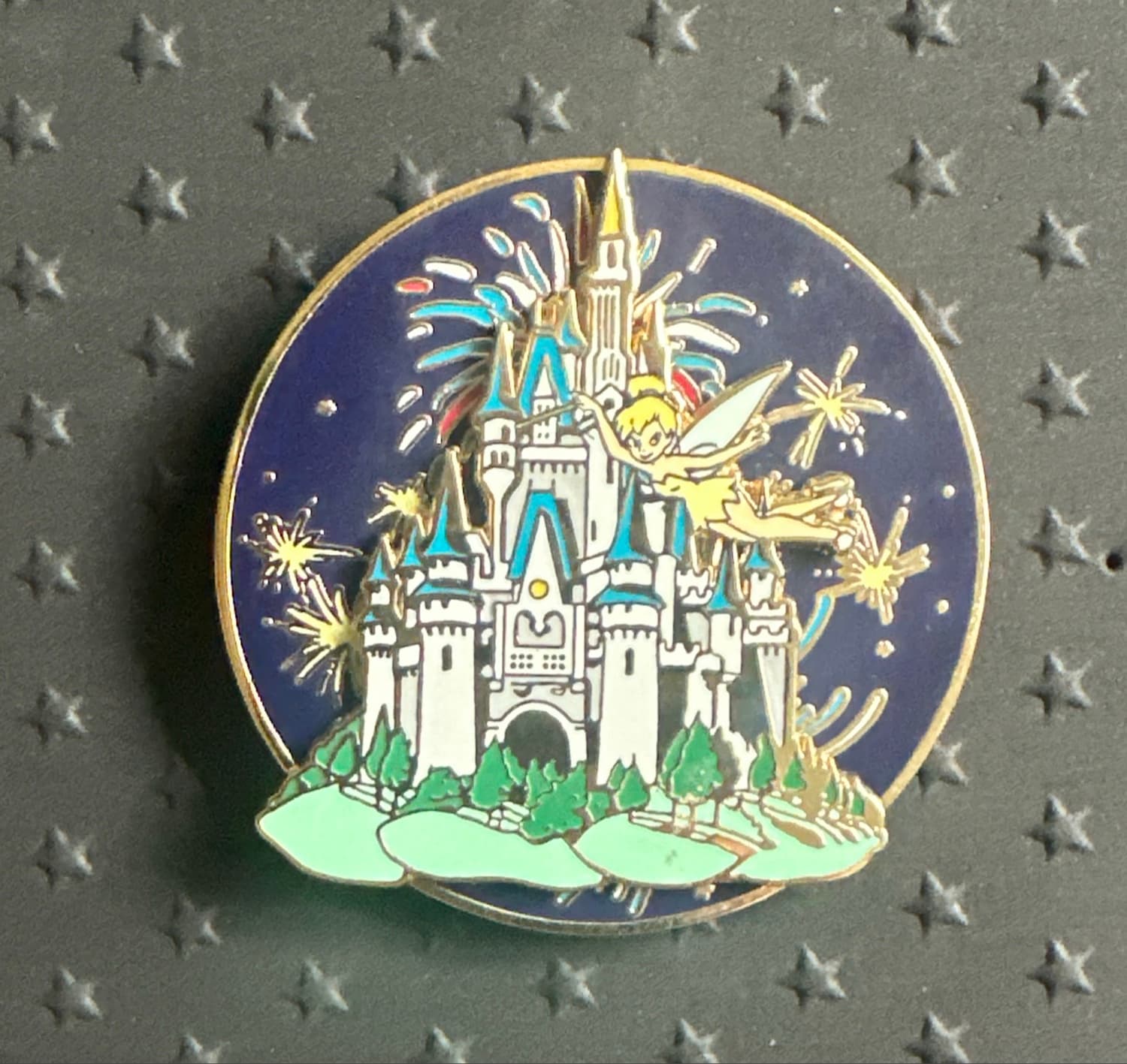 WDW - Cinderella's Castle with Fireworks featuring Tinker Bell - Spinner - 2006 front