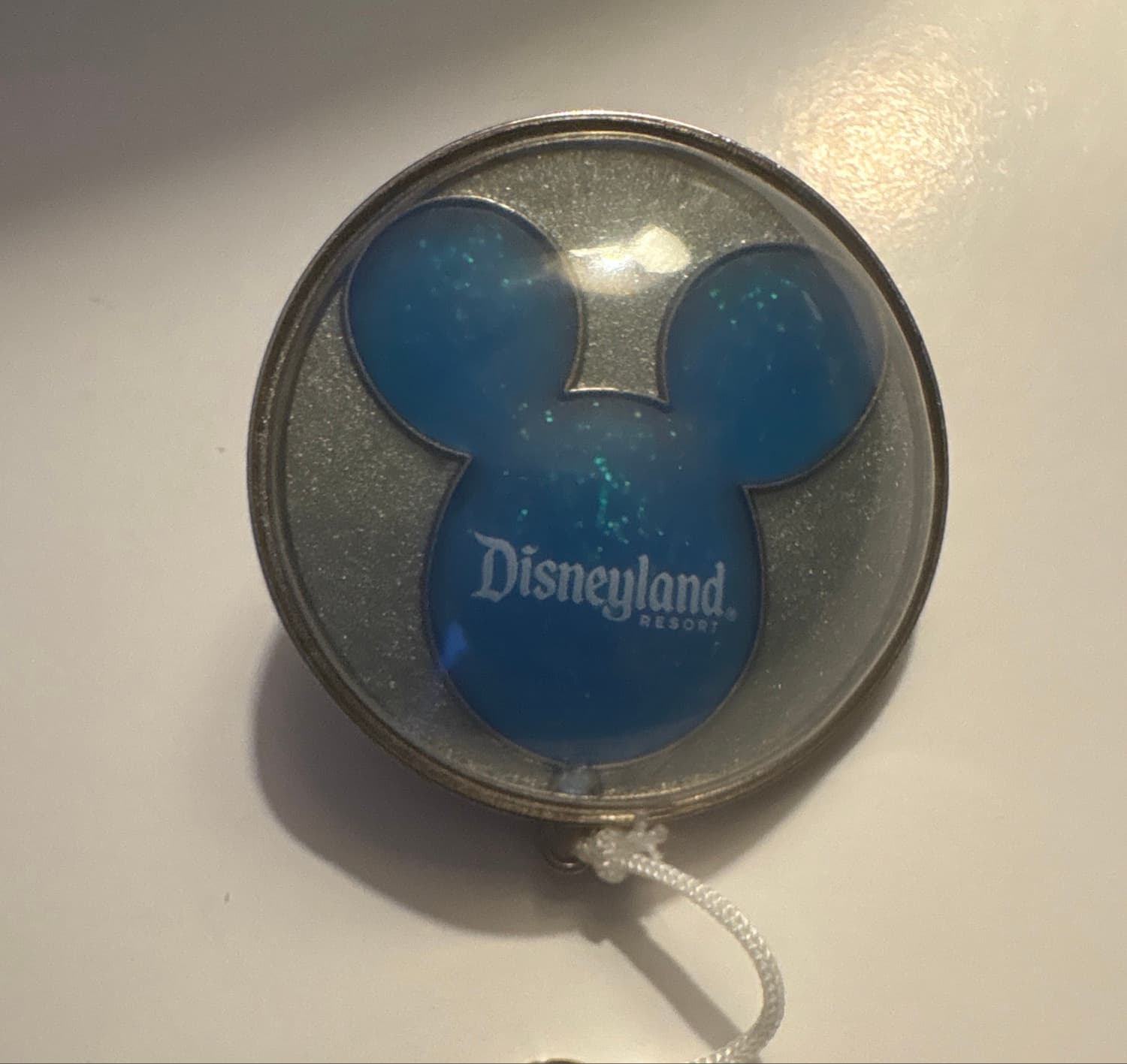 Disneyland - Blue Balloon with String front