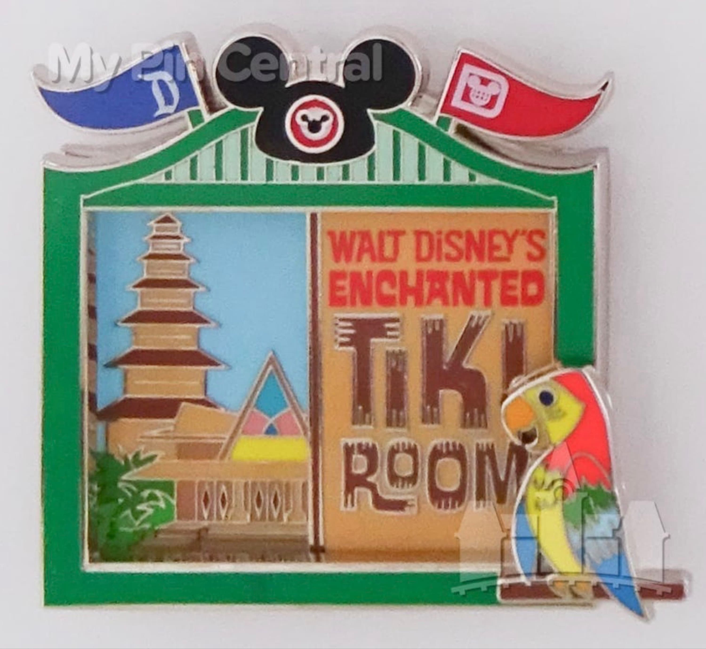 Bicoastal Adventures Enchanted Tiki Room Pin front