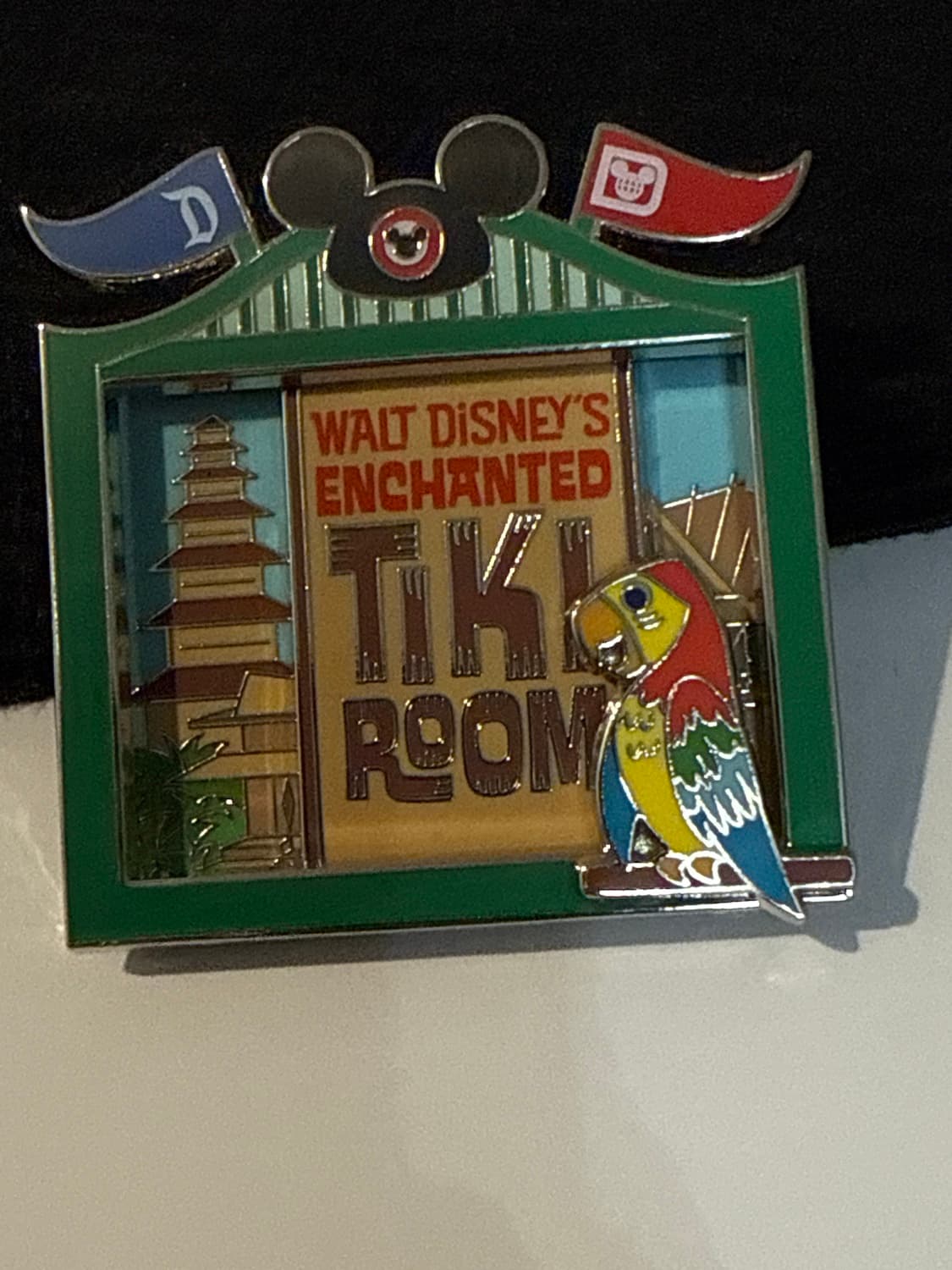 Bicoastal Adventures Enchanted Tiki Room Pin front