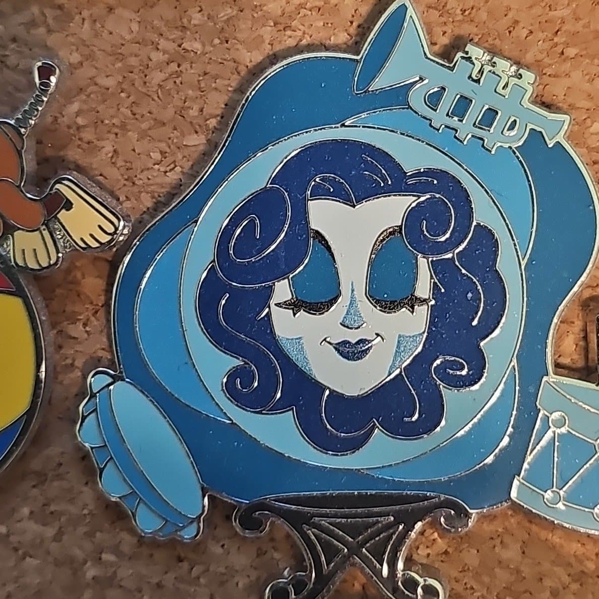 Disney Parks Haunted Mansion Madame Leota Music Instruments Pin front