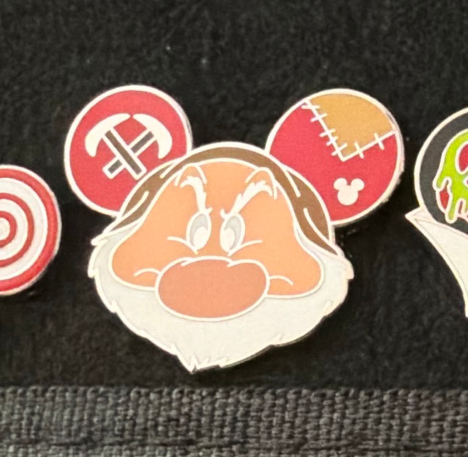 Grumpy Character Ear Hat front