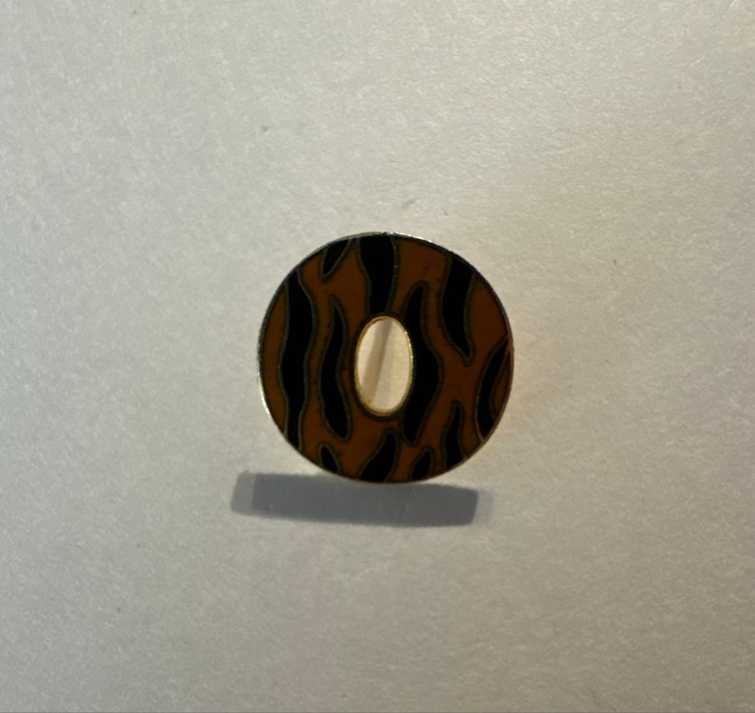 Letter O - Tiger Print front