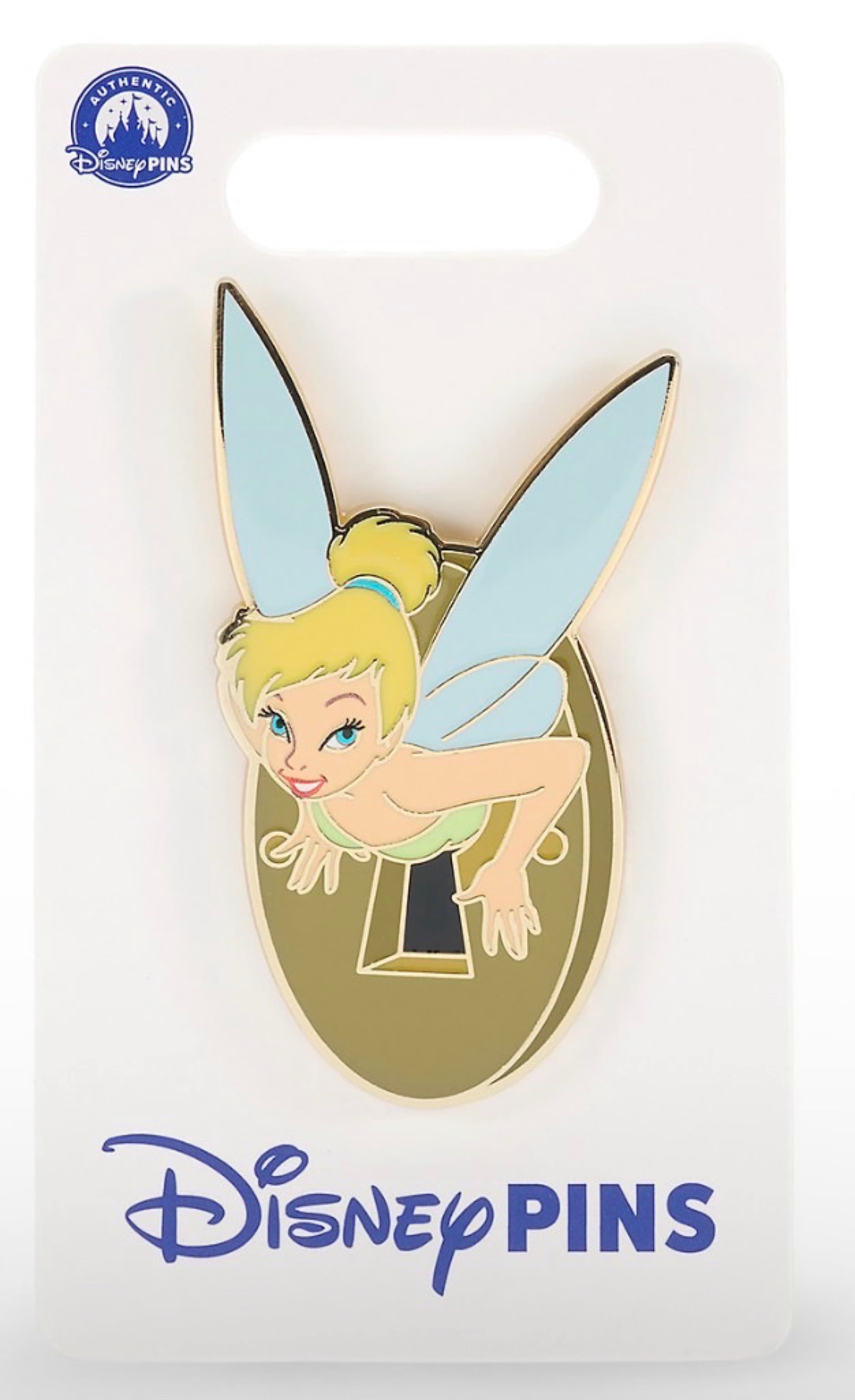 Tinker Bell Keyhole Pin - Peter Pan front
