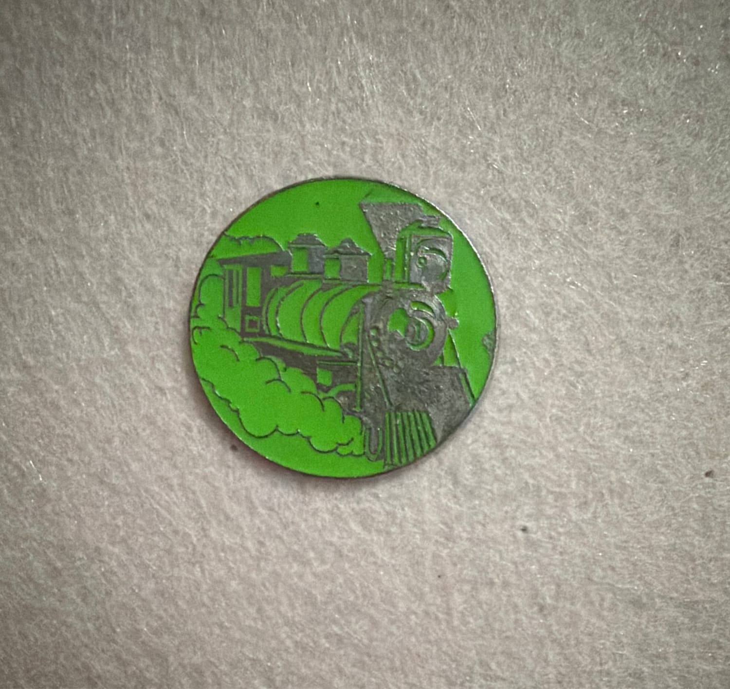 Disney Parks Railroad Train - Round Green front