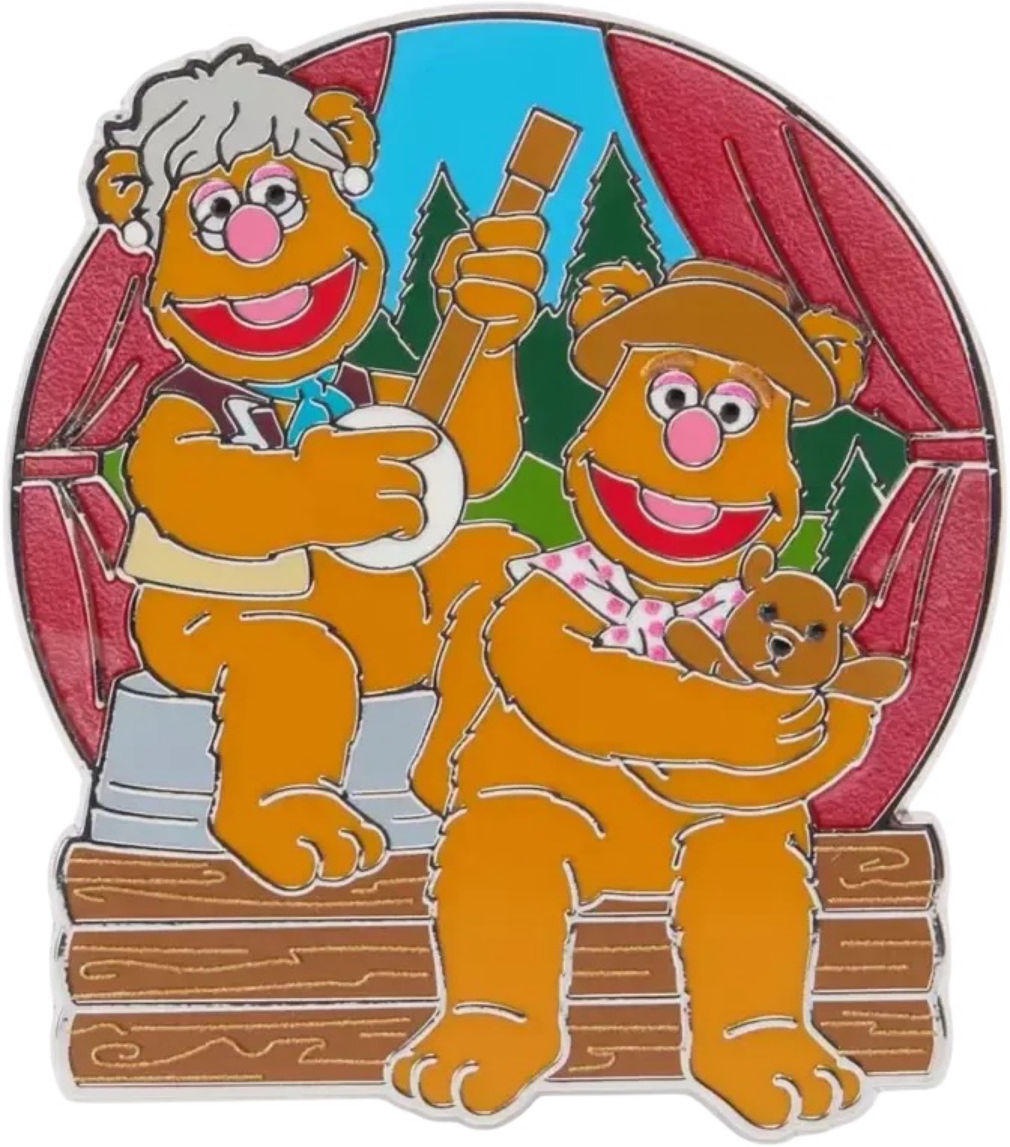 The Muppets Ma Bear and Fozzie as Country Bears front