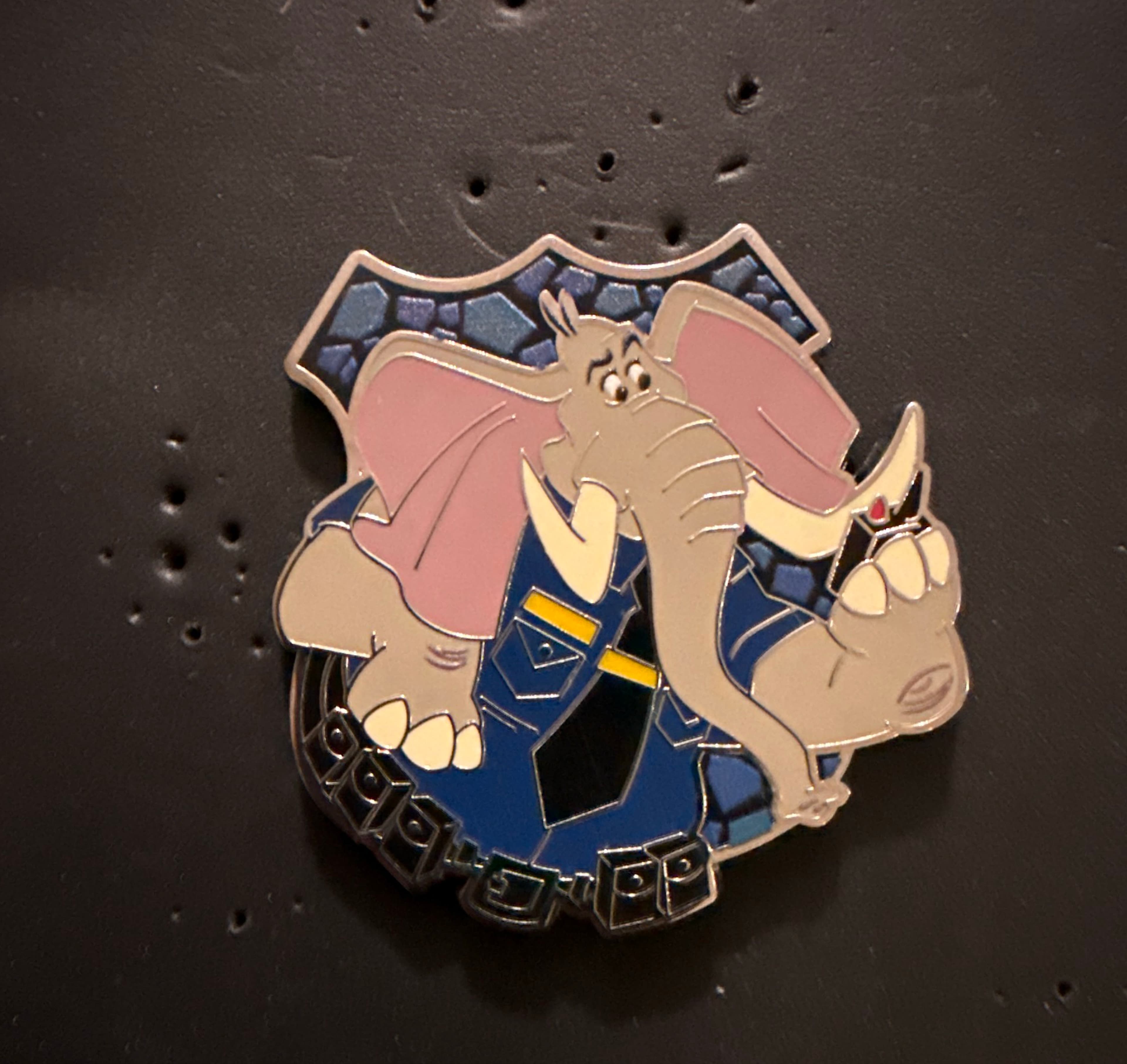 Zootopia The ZPD Mystery Pin - Officer Pennington (Elephant) front