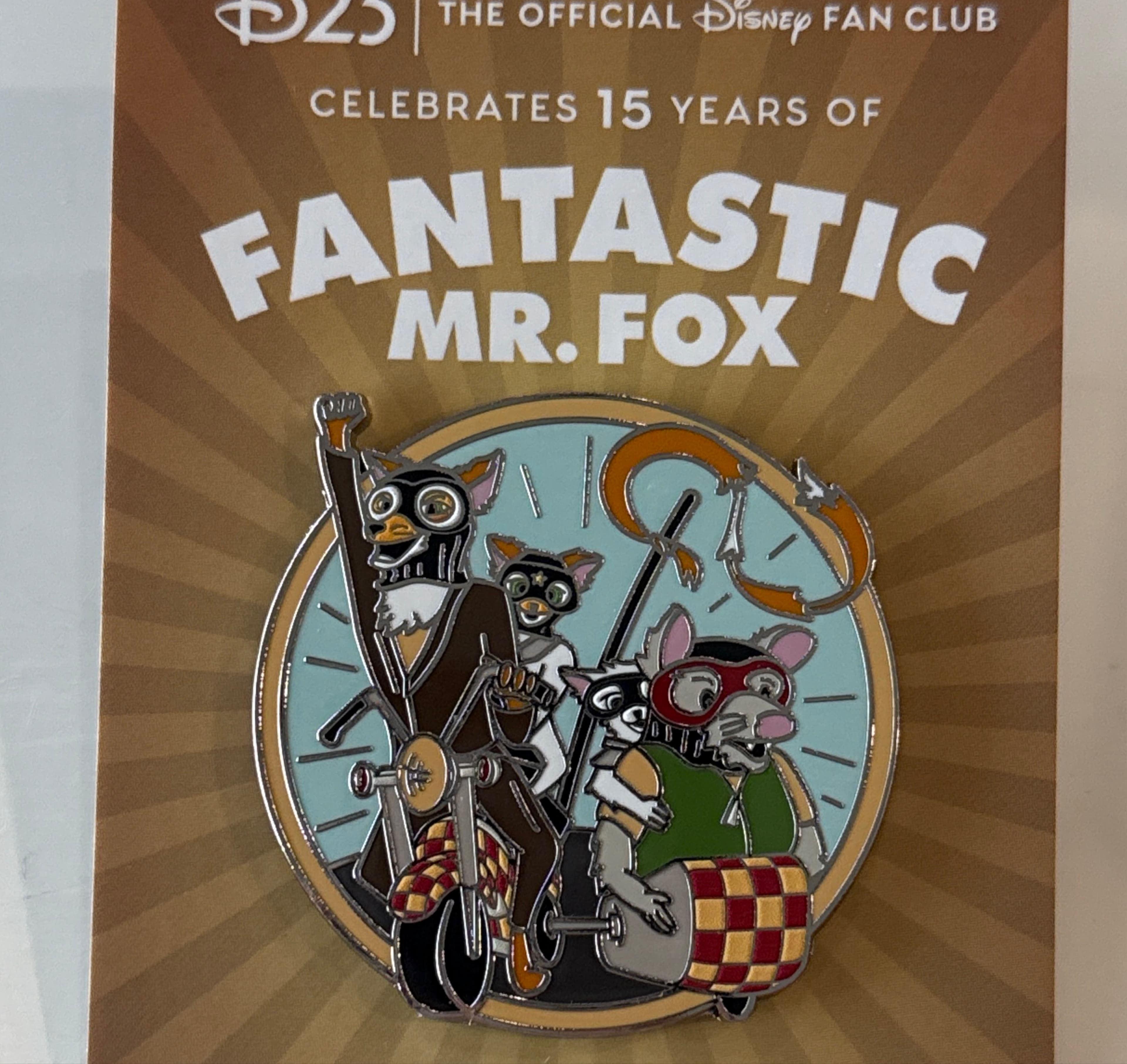 Fantastic Mr. Fox 15th Anniversary - D23 Gold Member Exclusive front