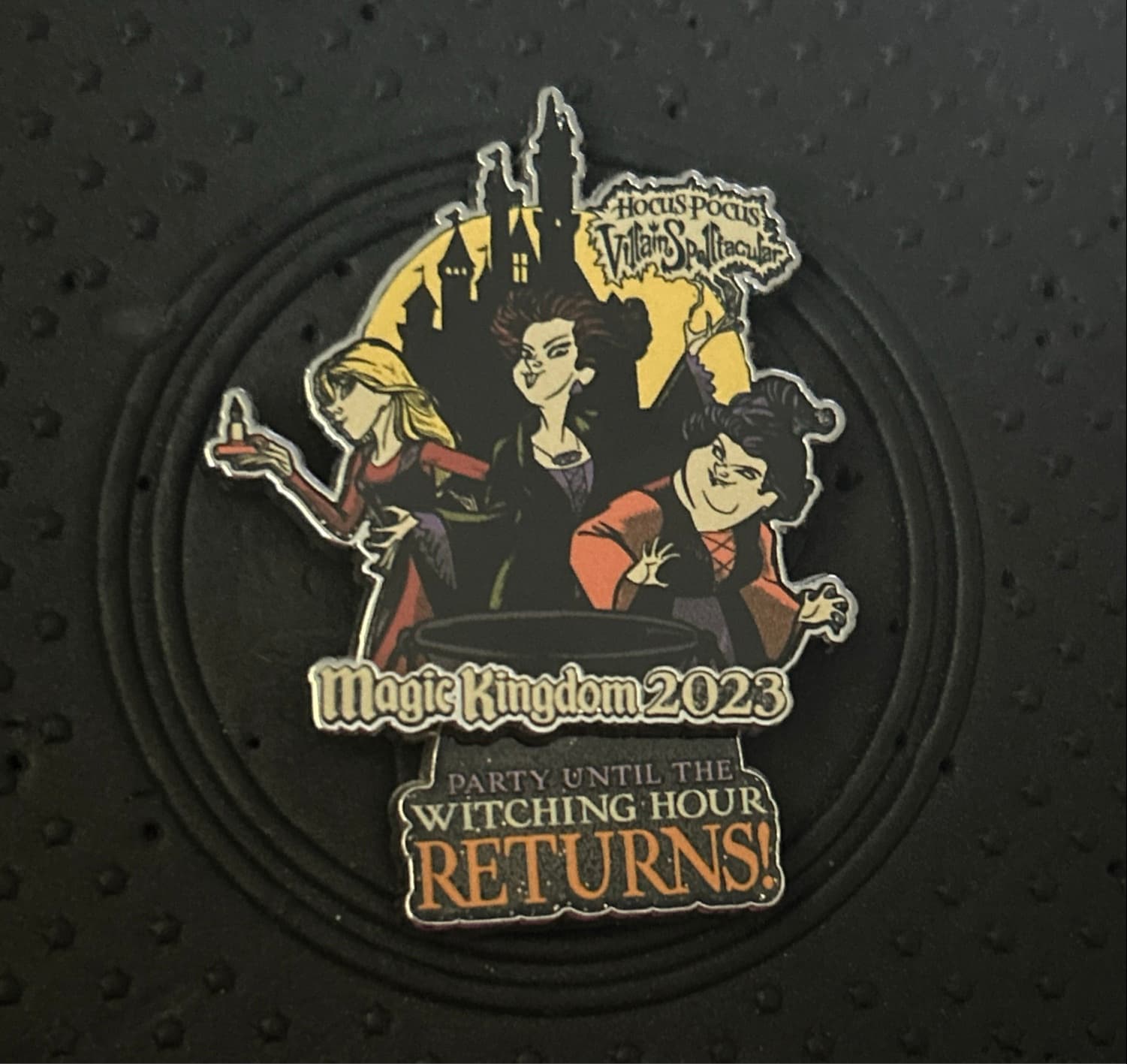 Hocus Pocus Villain Spelltacular Pin - Mickey's Not So Scary Halloween Party 2023 front