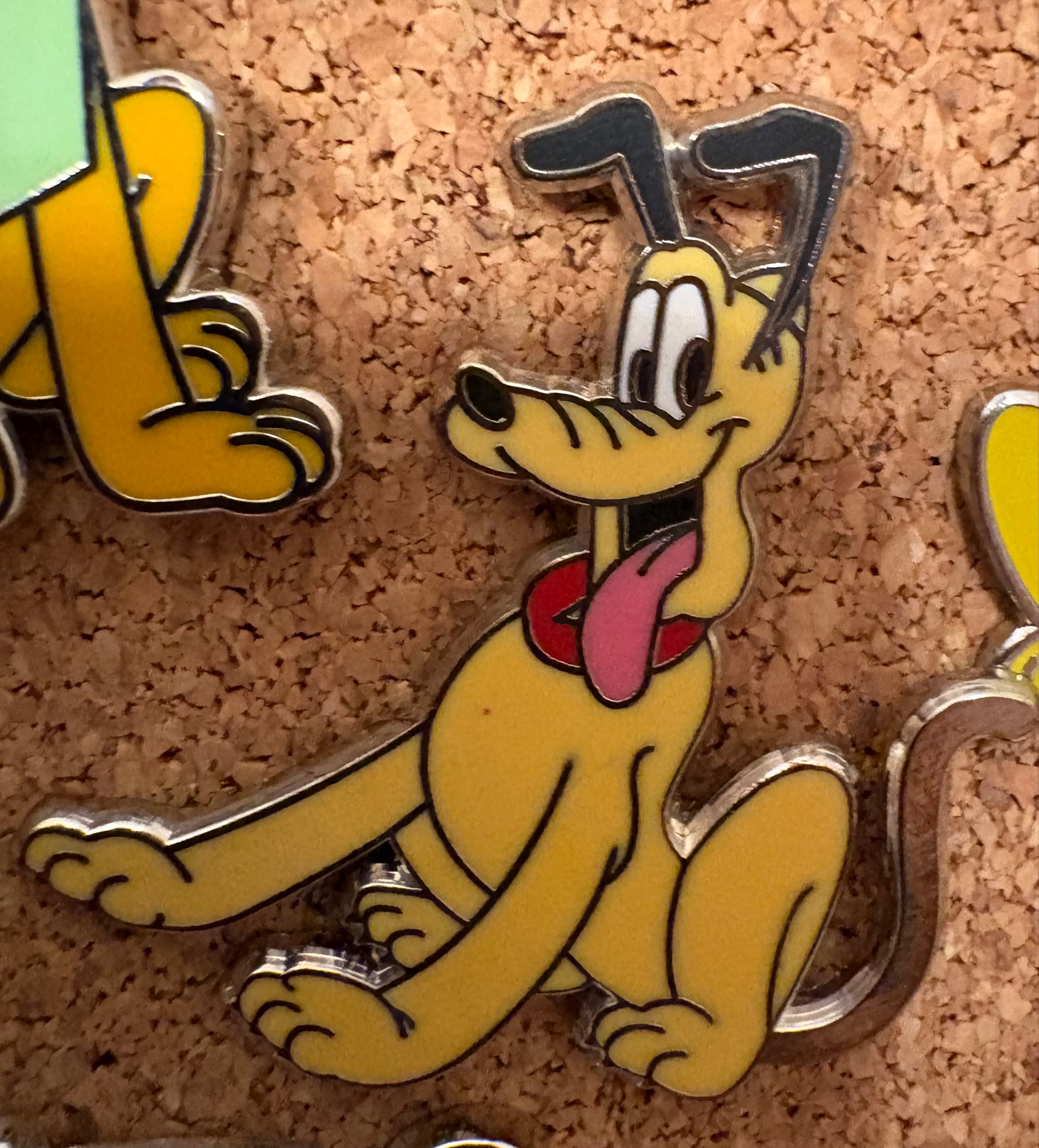 Pluto Sitting with Red Collar front