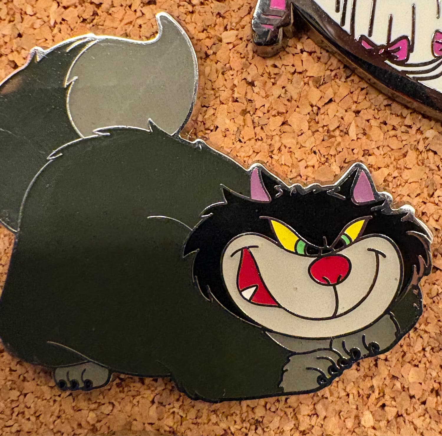 Lucifer Pin from Cinderella Gus, Jaq, and Lucifer 2-Pin Set front