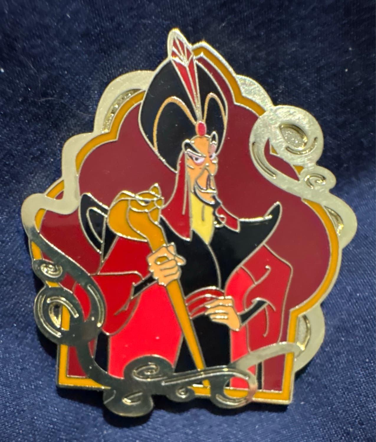 Jafar Holding Snake Staff front