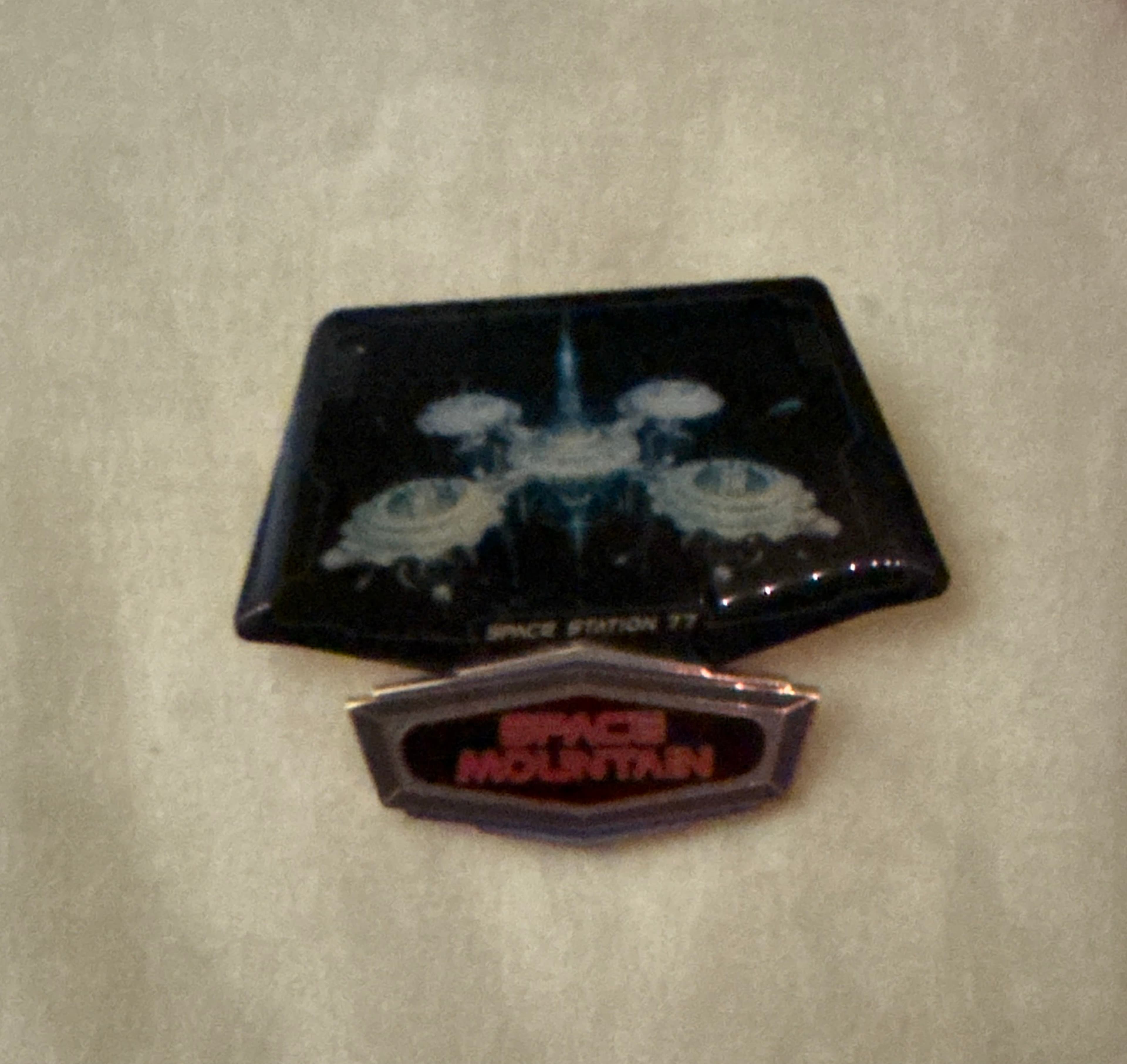 Space Station 77 Pin - Space Mountain front