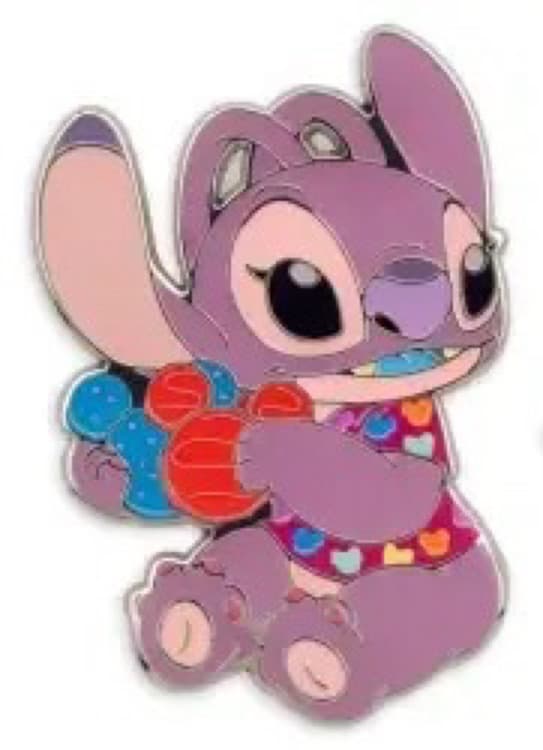 Angel with Macarons - Stitch Attacks Snacks Series - March front