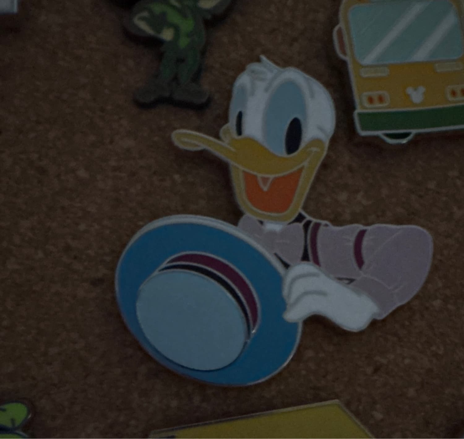 Donald Duck Dapper Dans Booster Pin front