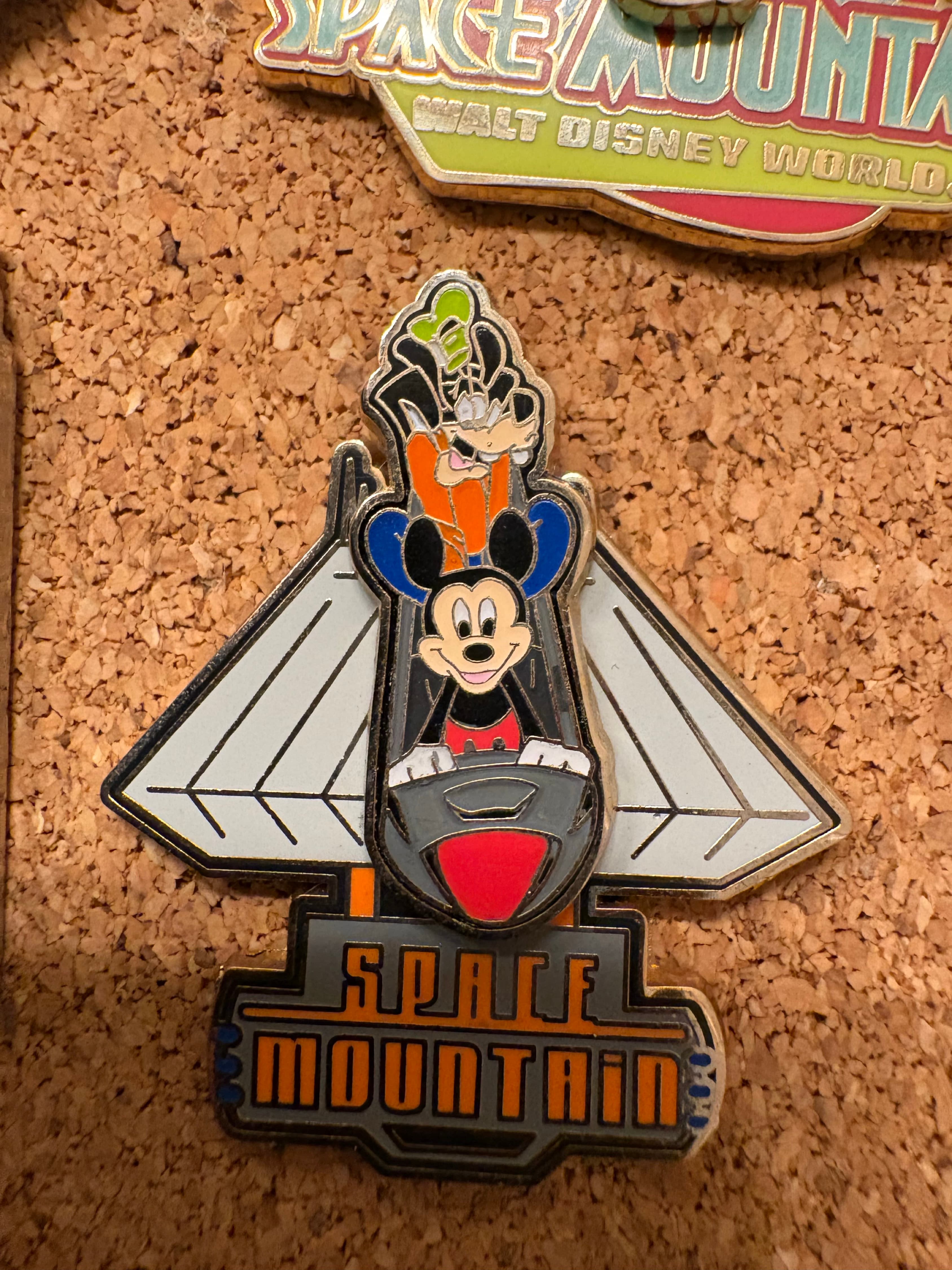 Space Mountain with Mickey and Goofy Slider front