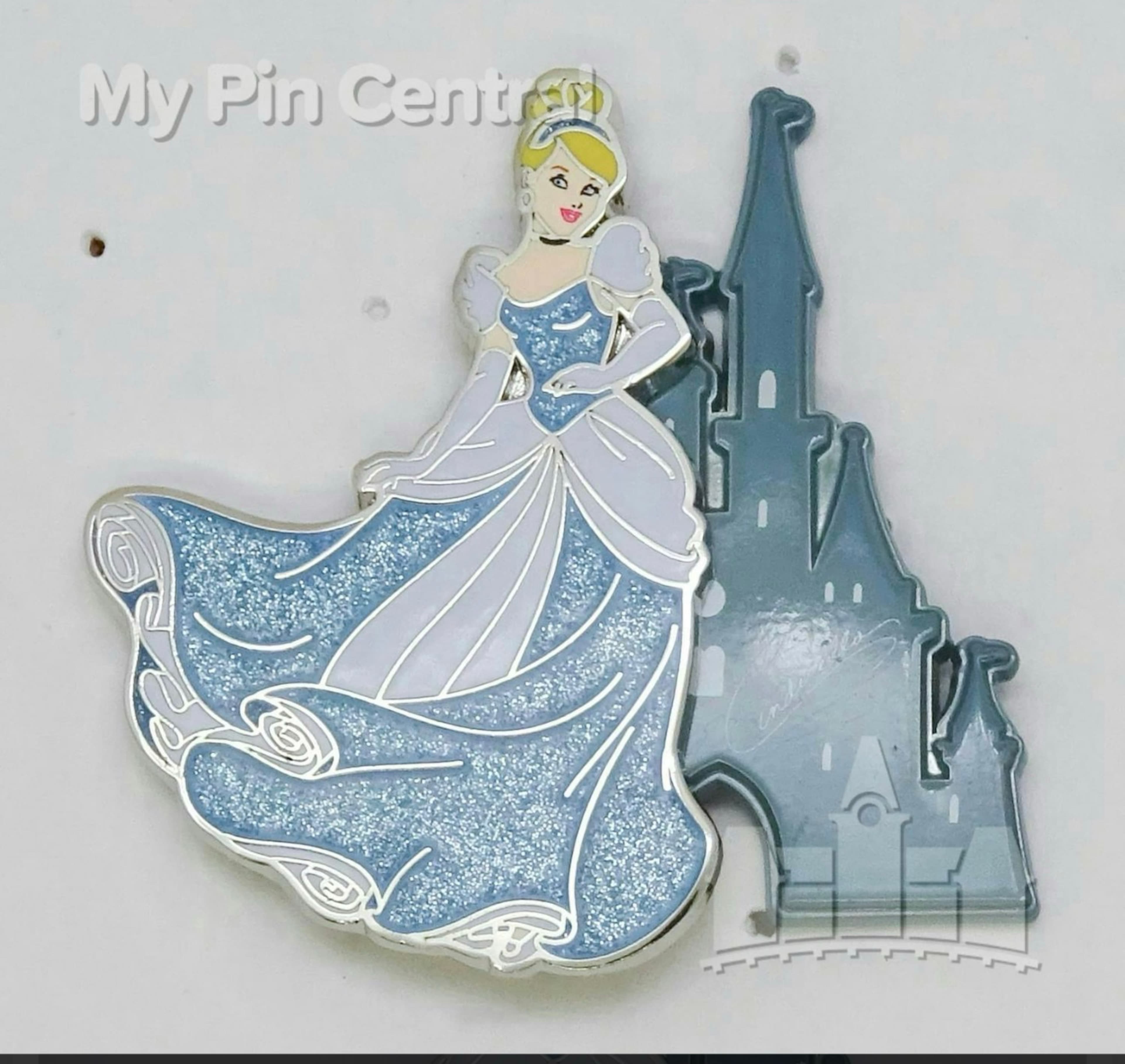 Princess Signature Castle Cinderella Pin front