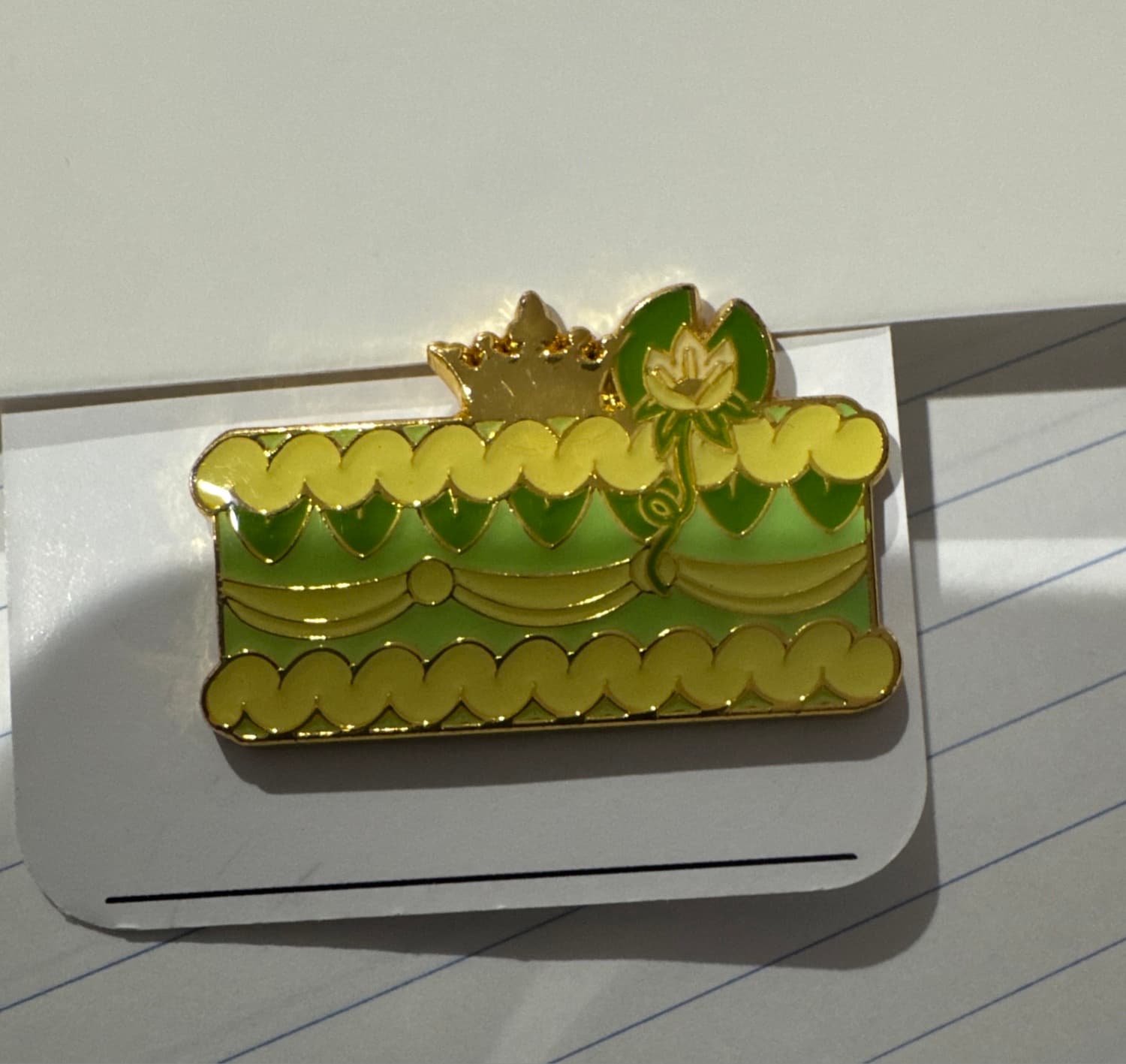 Loungefly Disney Princess Stackable Cake Tiana Pin front