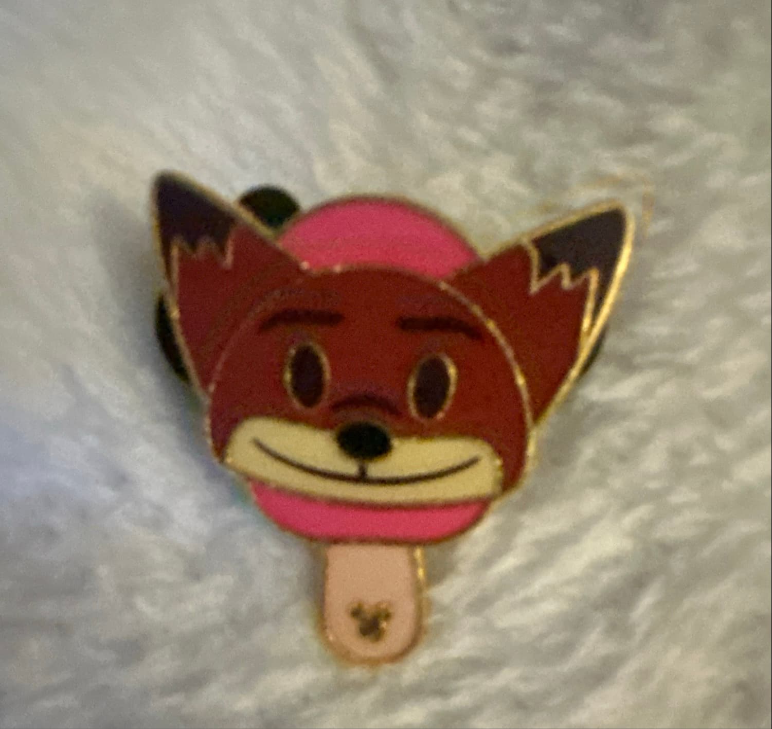 Shanghai Disneyland Zootopia Nick Wilde Popsicle Pin front