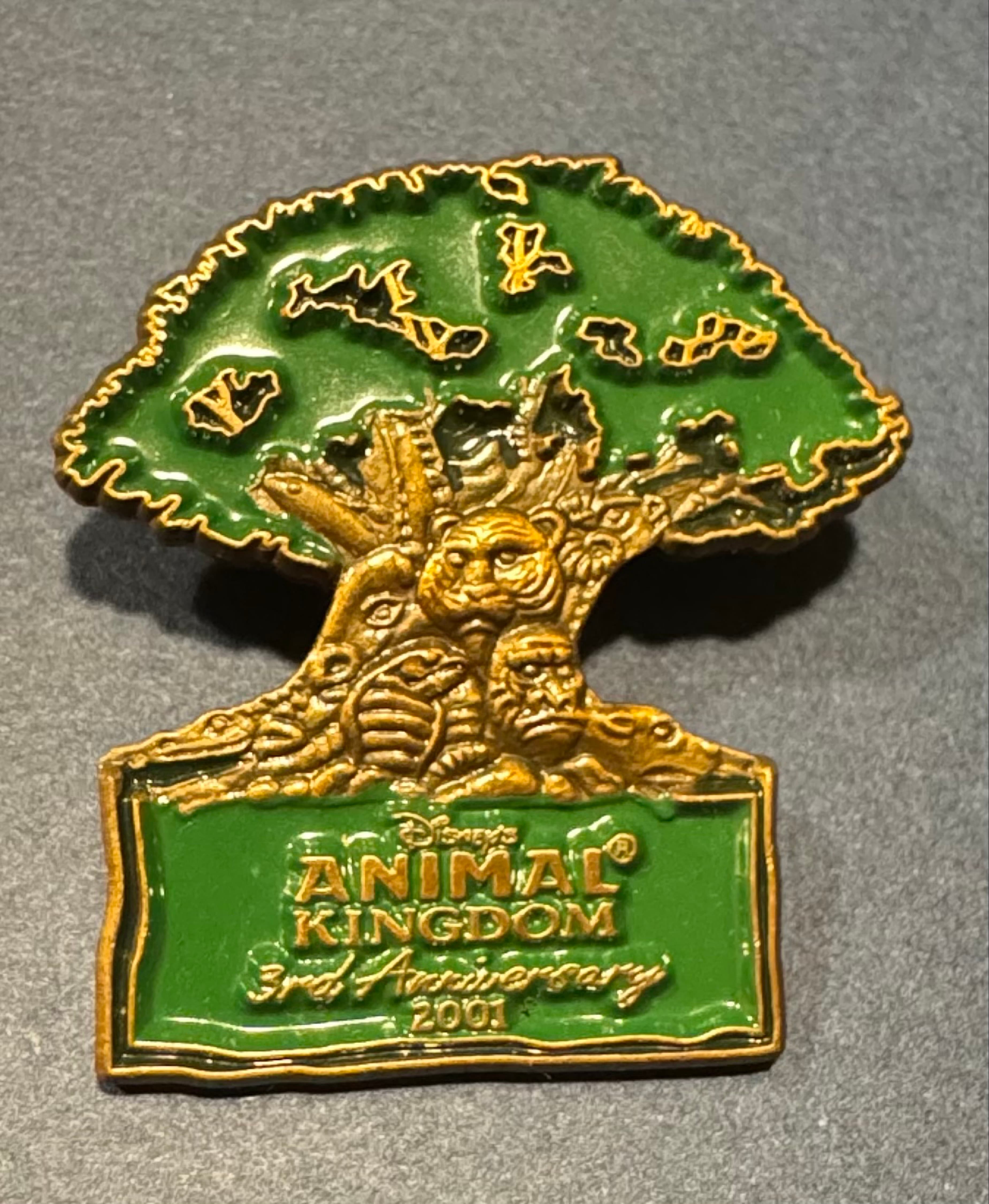 Animal Kingdom 3rd Anniversary Pin front
