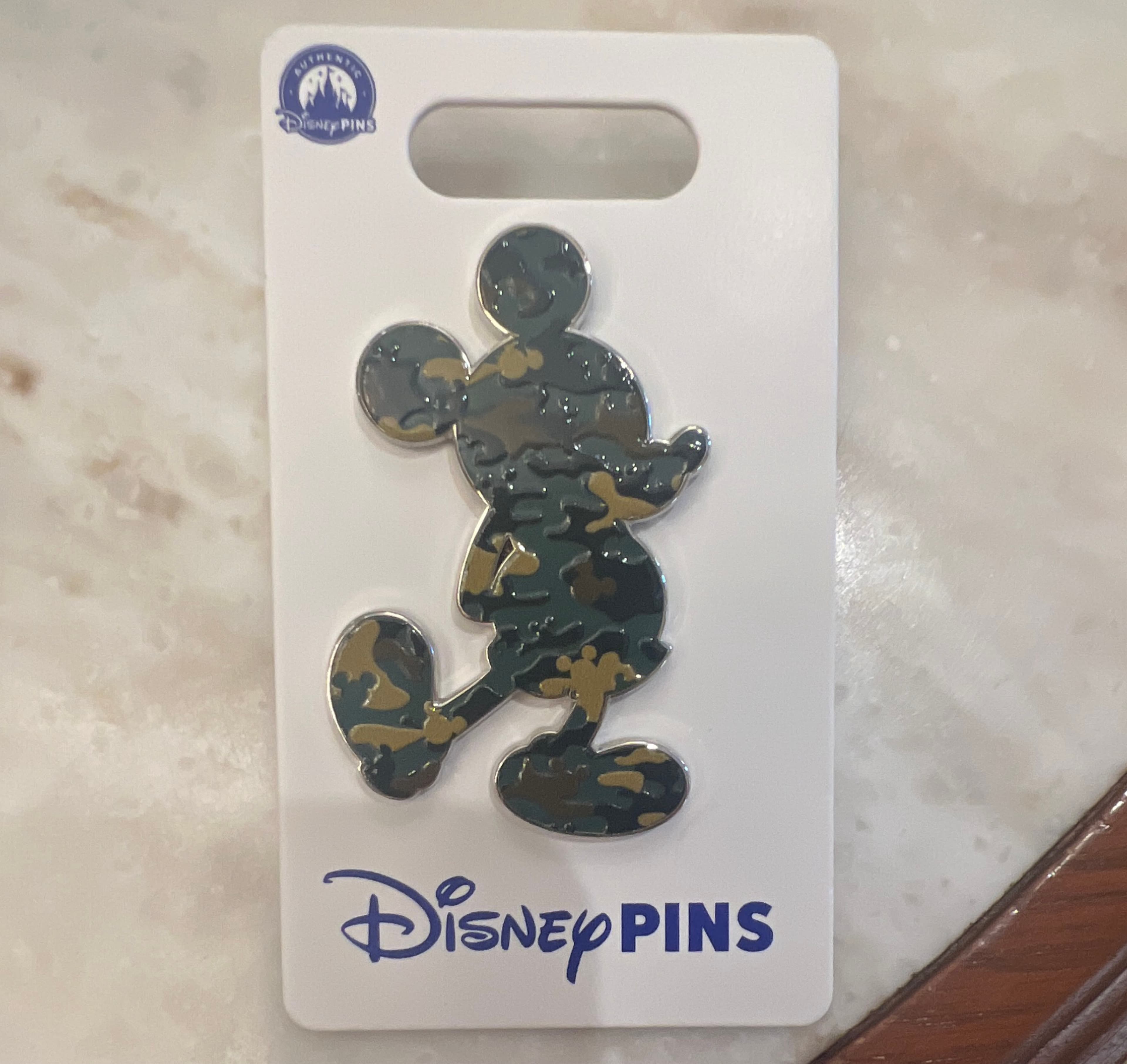 Mickey Mouse "Mickeyflage" Veteran's Day 2025 Pin - Camo Mickey front