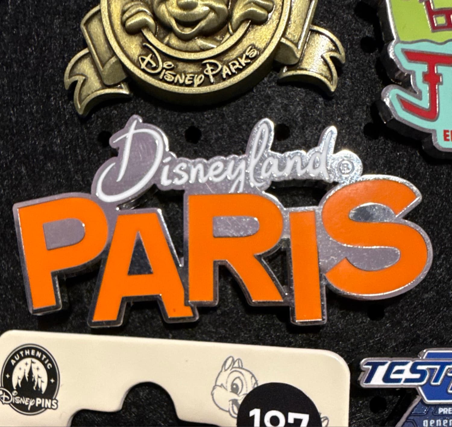 Disneyland Paris Logo Orange PARIS front