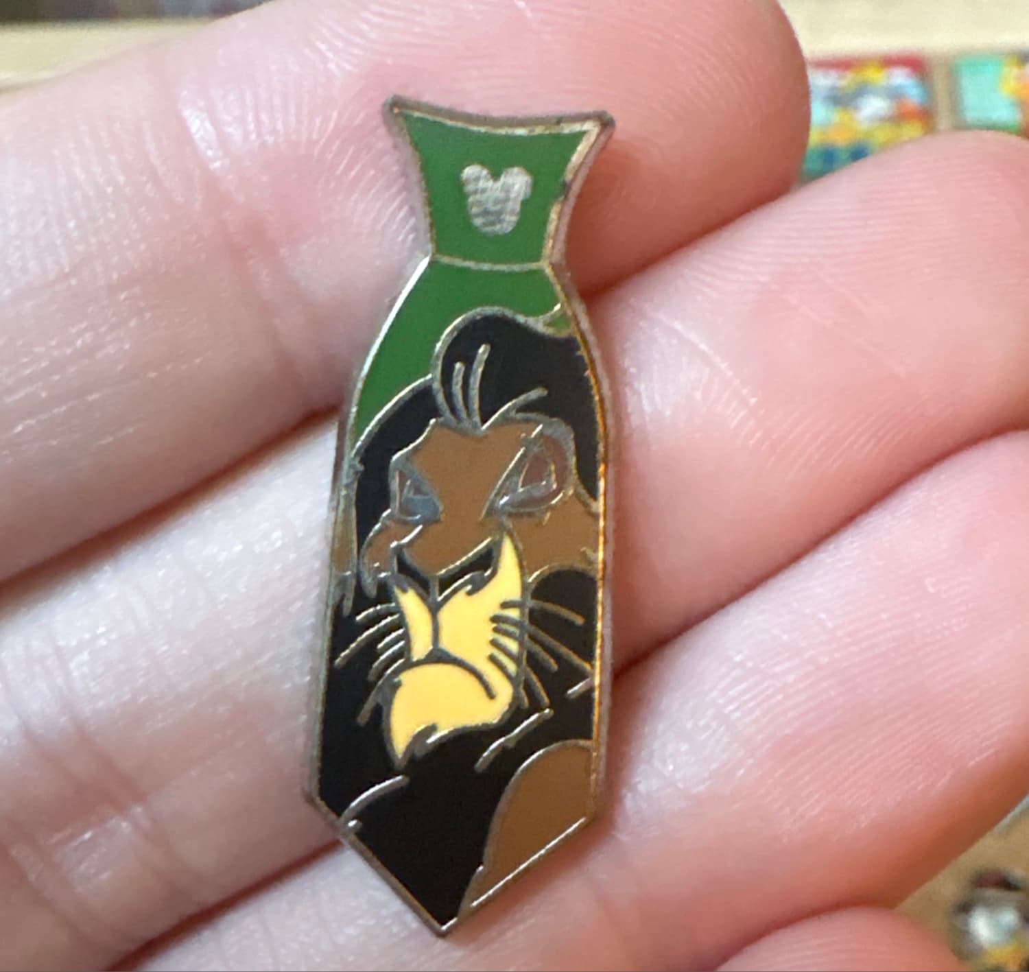2015 Hidden Mickey - Disney Villain Neckties - Scar front