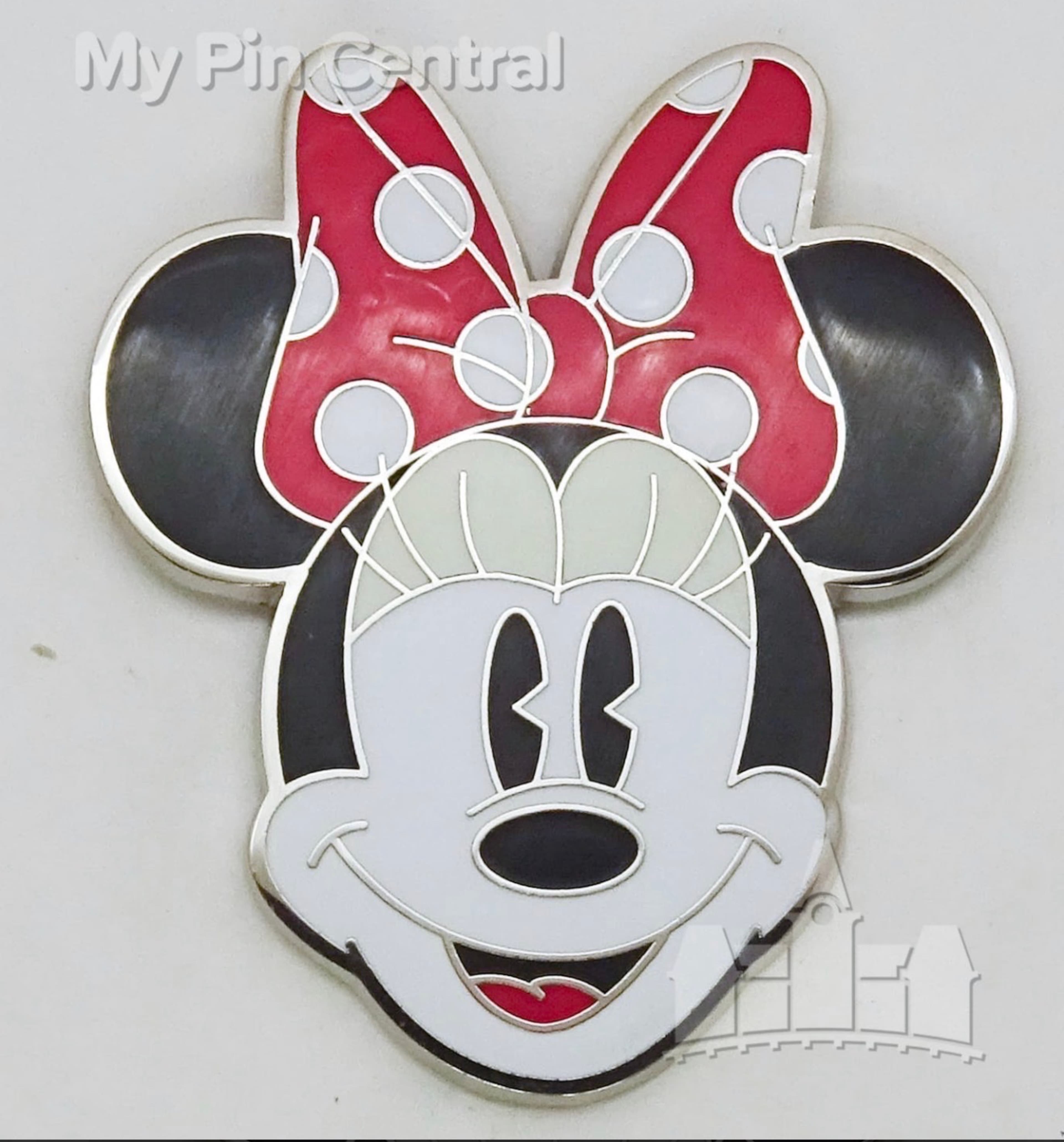Minnie Mouse Head with Bow front