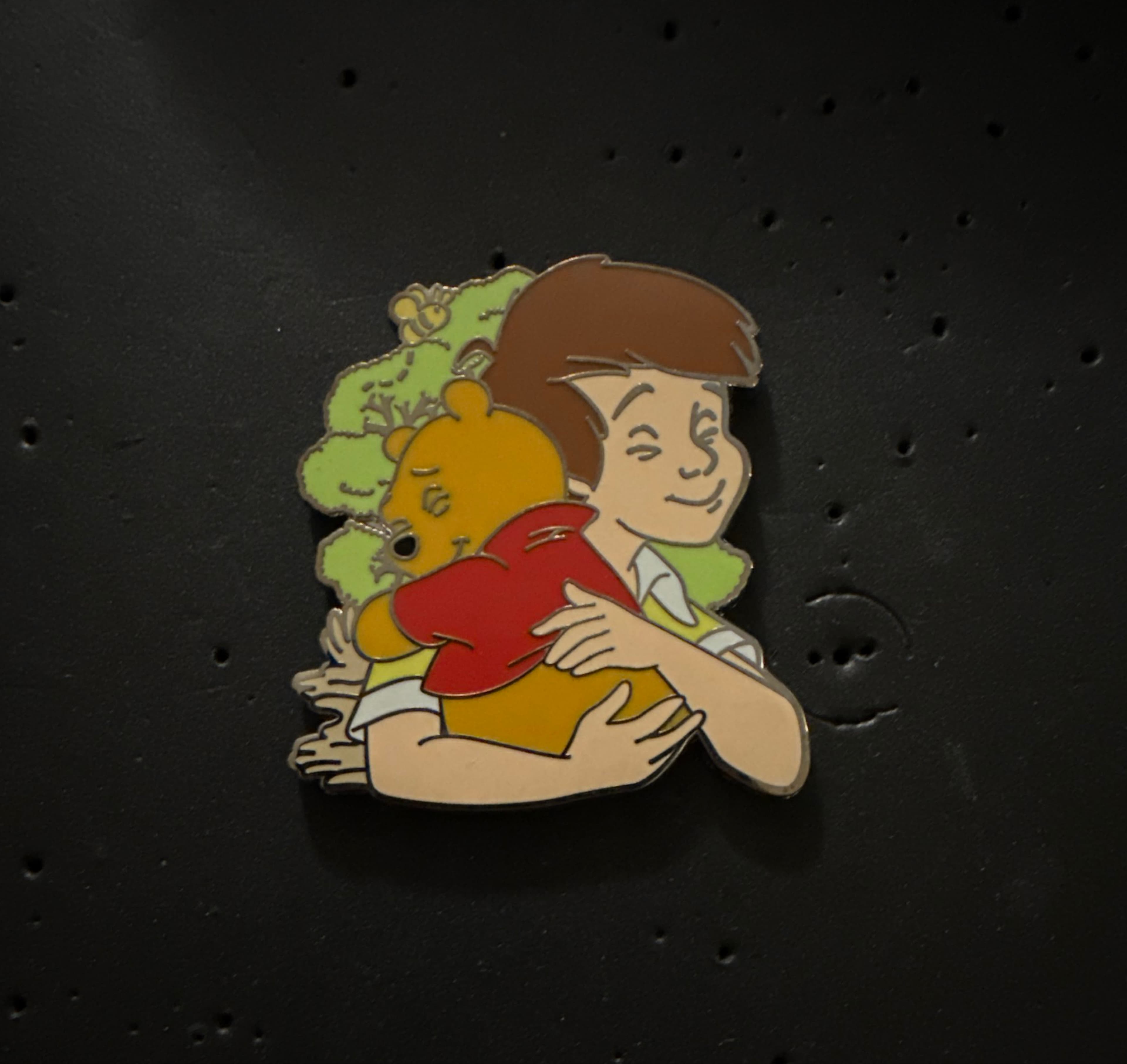 Christopher Robin & Winnie the Pooh Hugging front