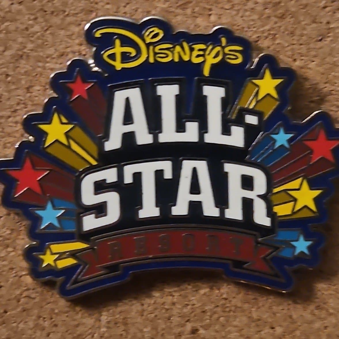 Disney's All-Star Resorts Logo Pin front