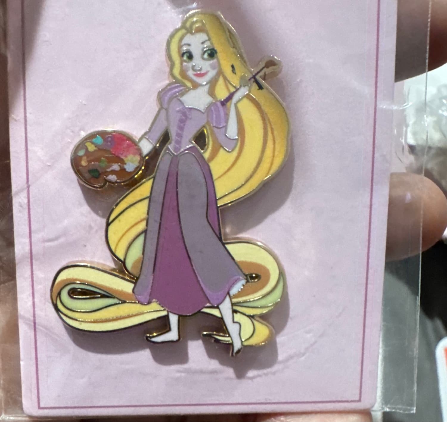 Rapunzel - Paint Palette and Brush - Tangled front