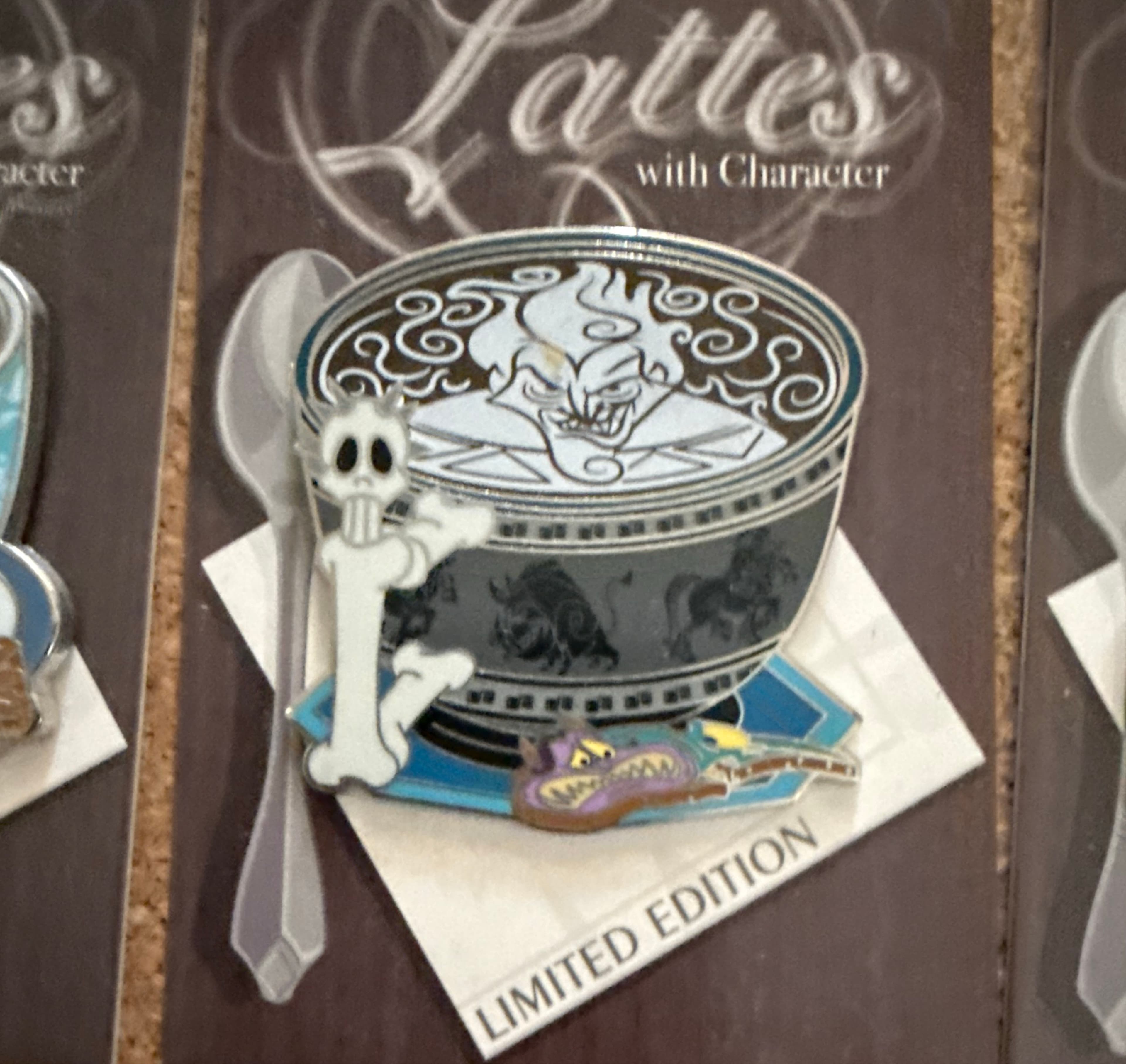 Hades Lattes with Character Pin front