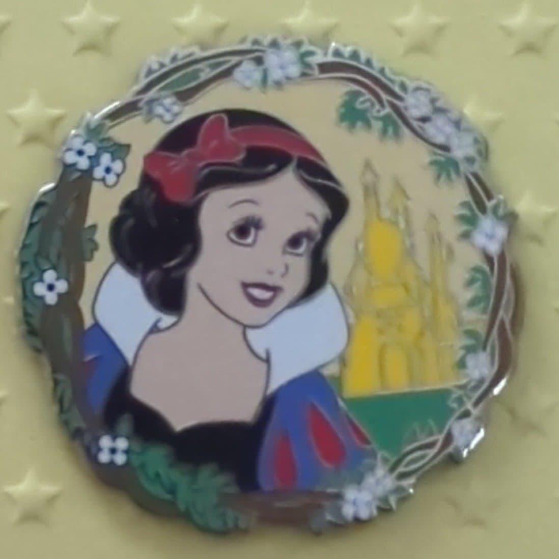 Snow White Castle Frame Mystery Box Pin front