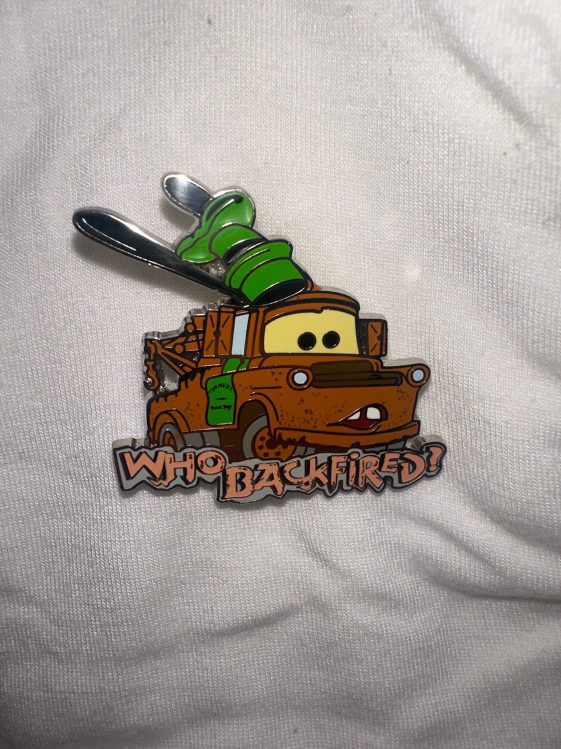 Cars - Tow Mater - 'Who Backfired?' front