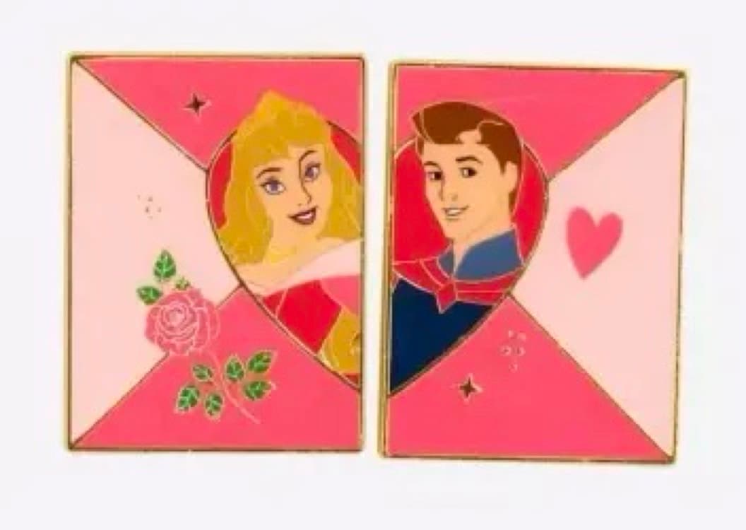 Love Letters - Pin of the Month: Princess Aurora and Prince Phillip front