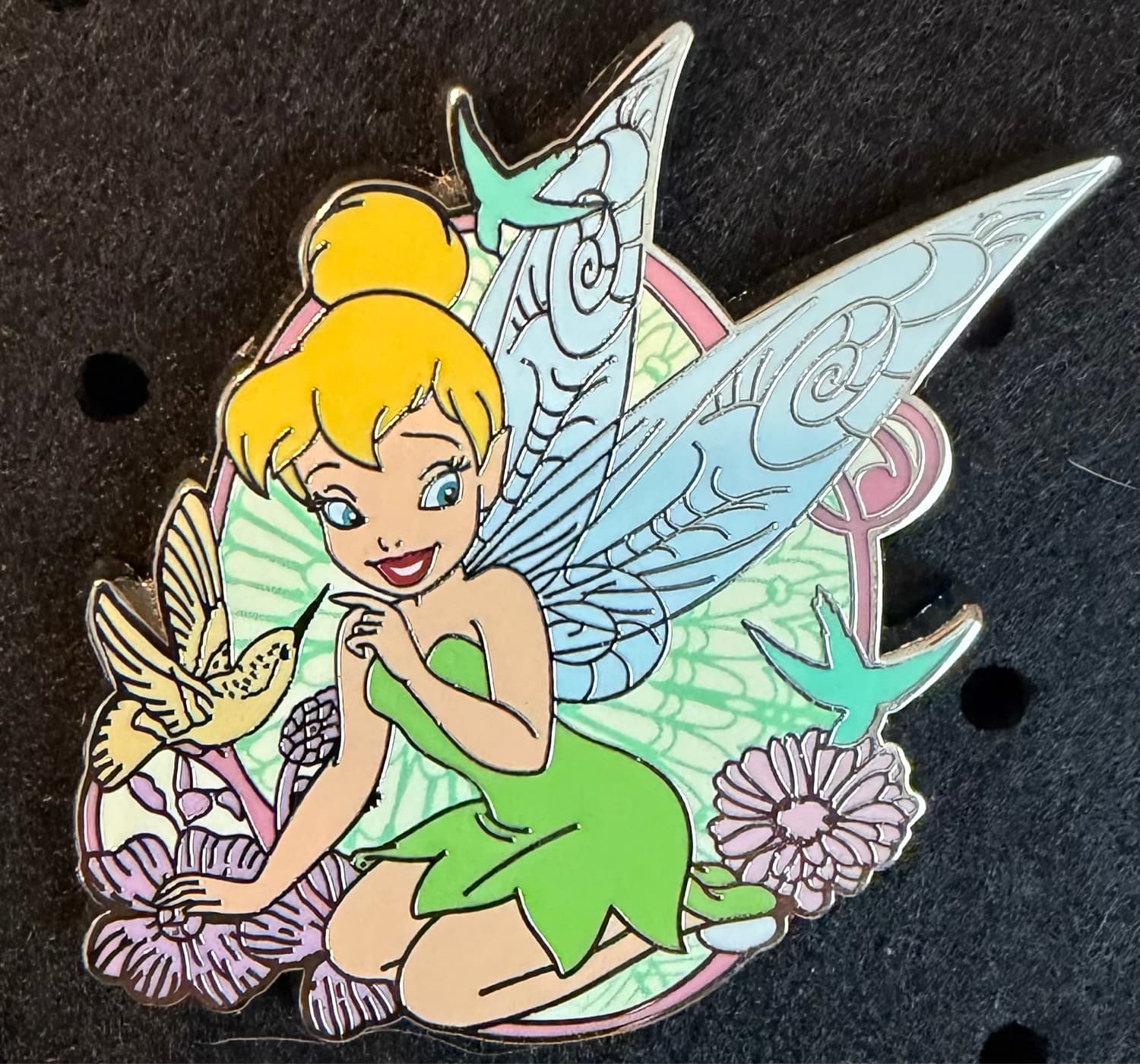 Pixie Hollow Garden - Tink with a Hummingbird front