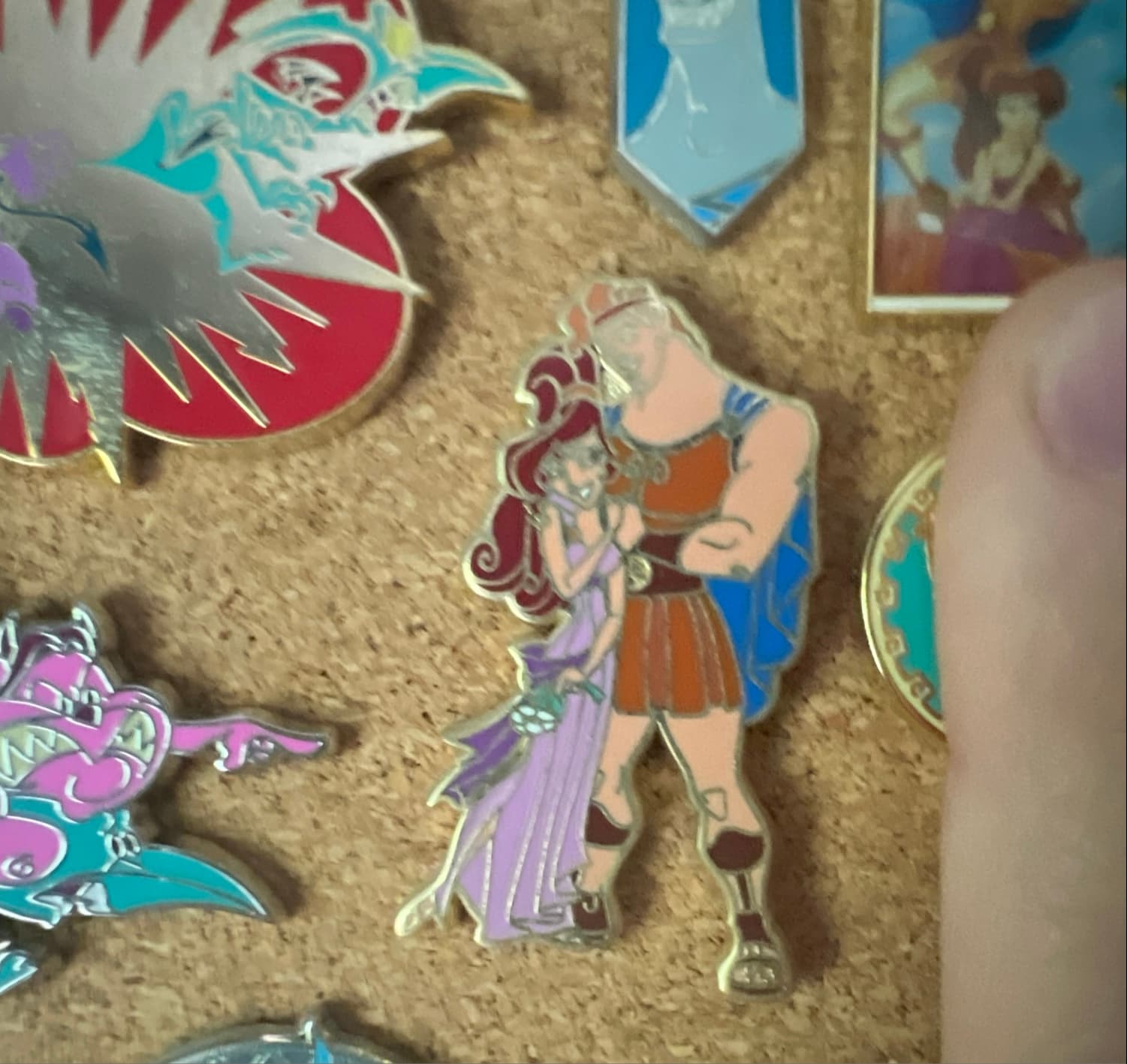 Hercules & Megara Pin Set - Full Set front