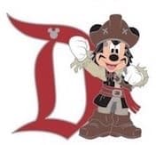 Pirate Mickey Disneyland D front