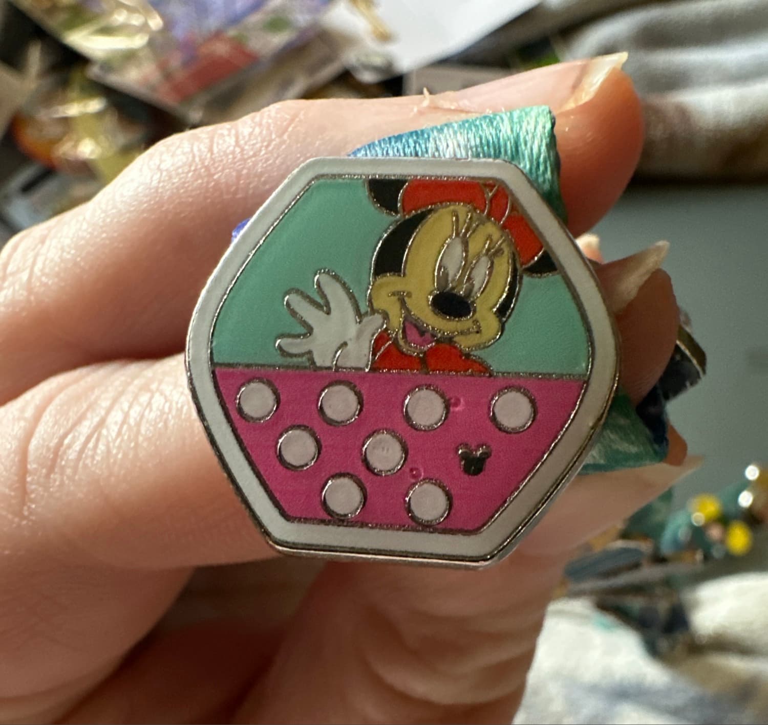 Minnie Mouse Hidden Mickey ferris wheel front